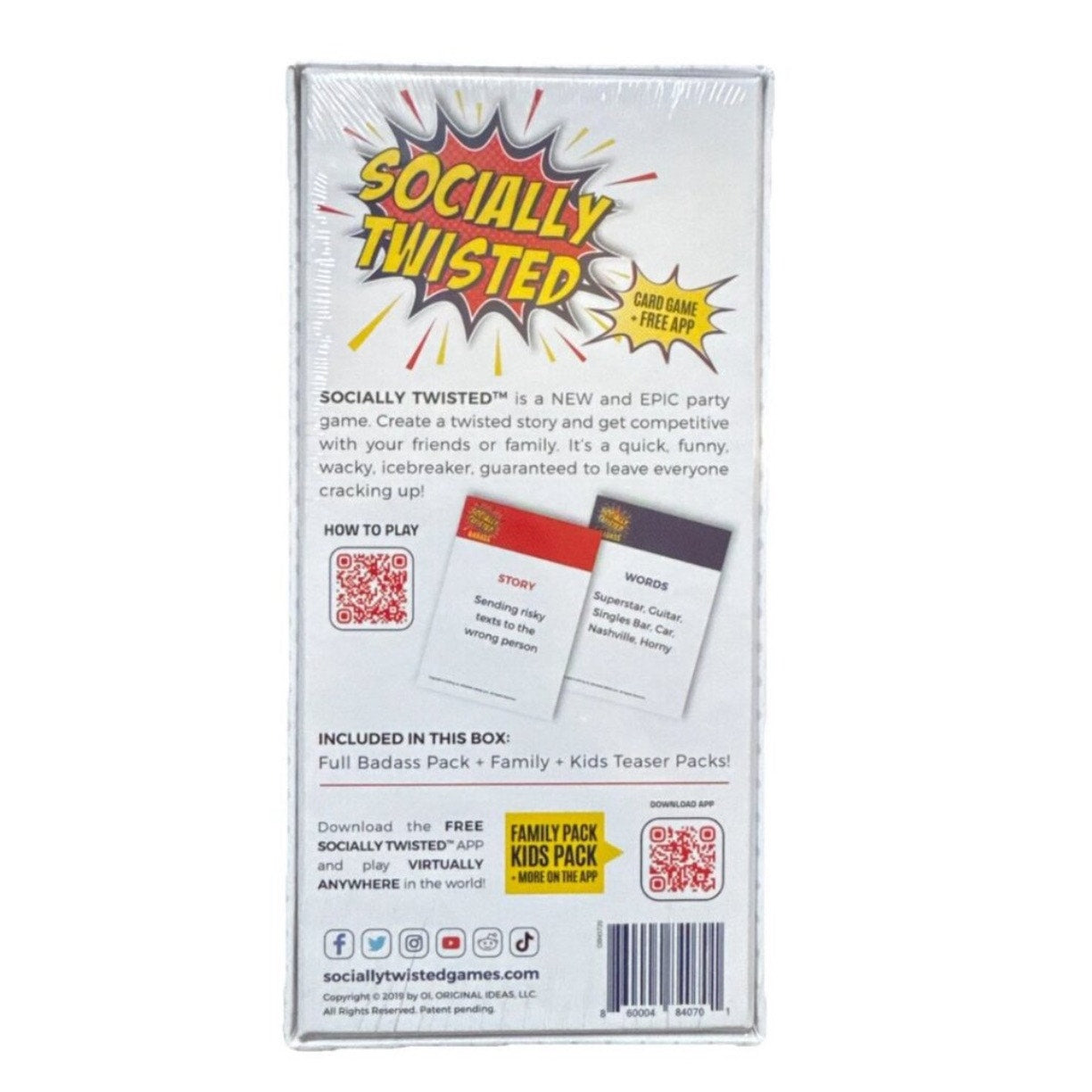 Socially Twisted Card Game – New Sealed Box | Party & Family Game