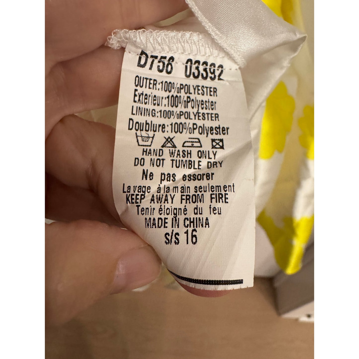 AX Paris Floral Print 2-in-1 Dress – Yellow | NEW | Size US 4