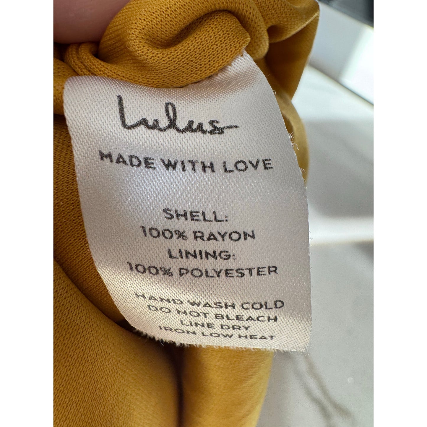 Lulus Mustard Yellow Off-Shoulder Ruffle Romper – Size Large