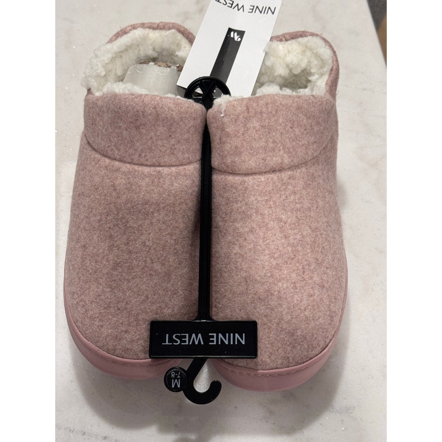 Nine West Cozy Slippers | Pink |  NEW | Size 7–8