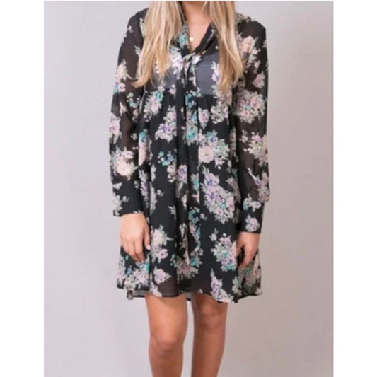 Banjara Floral Babydoll Mini Dress | Size Small