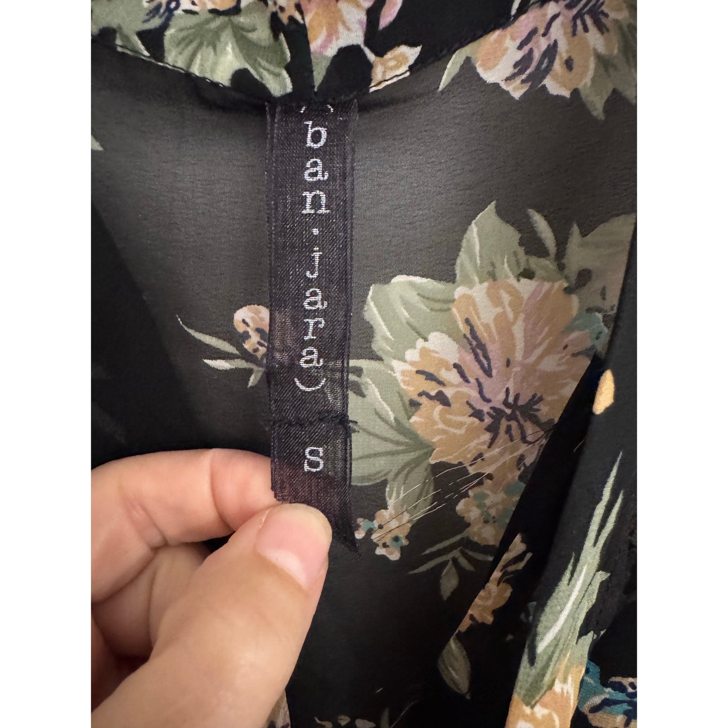 Banjara Floral Babydoll Mini Dress | Size Small