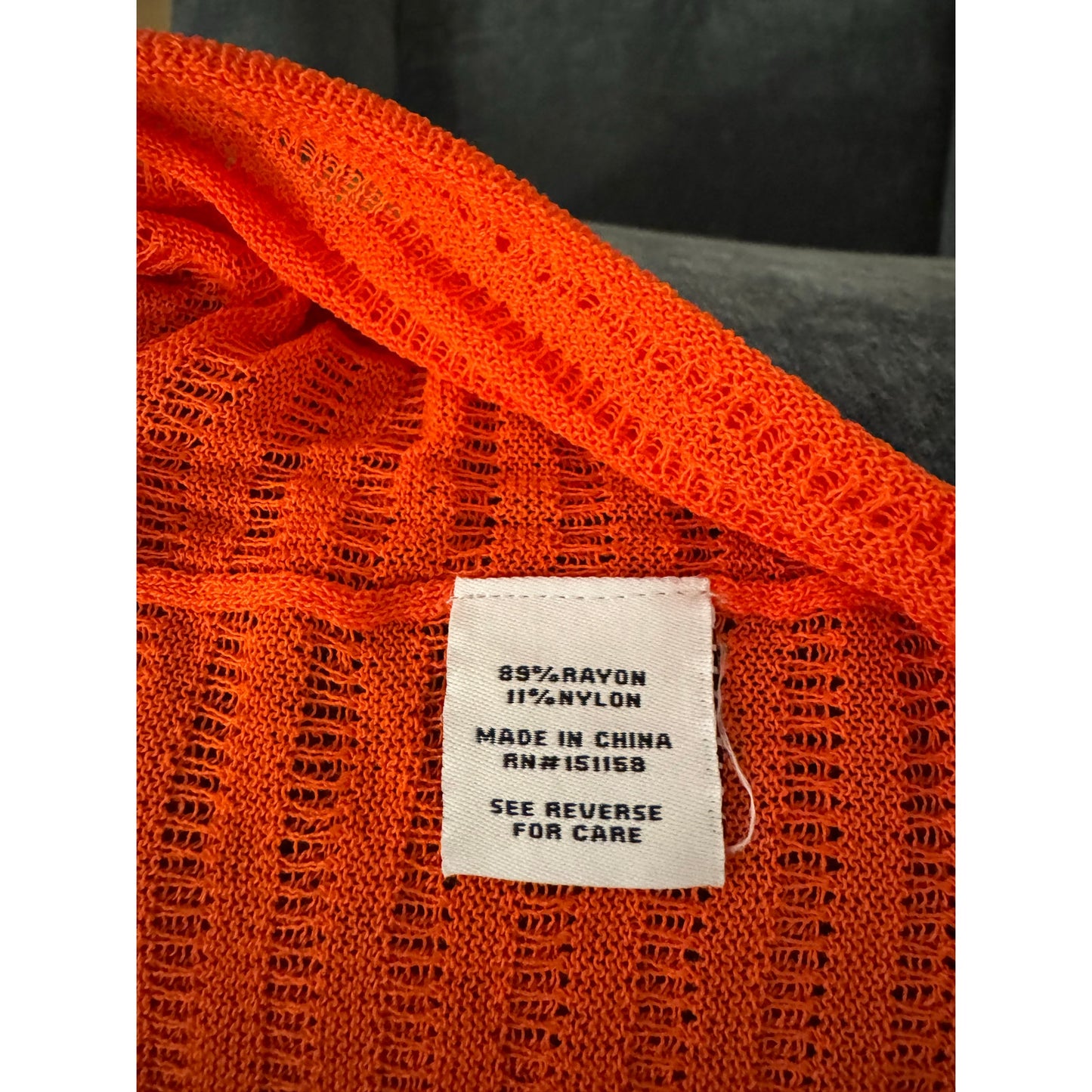 525 America Papaya Knit Halter Tank Top Size Small NEW