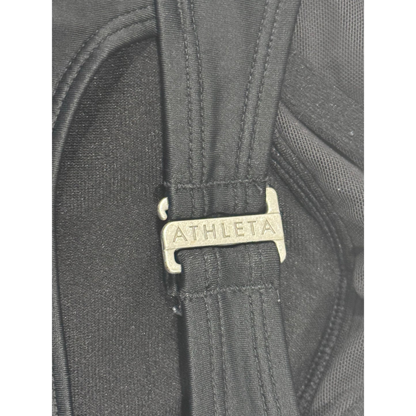 Athleta Black Halter Tankini Top 40DD Supportive Swimwear Shelf Bra