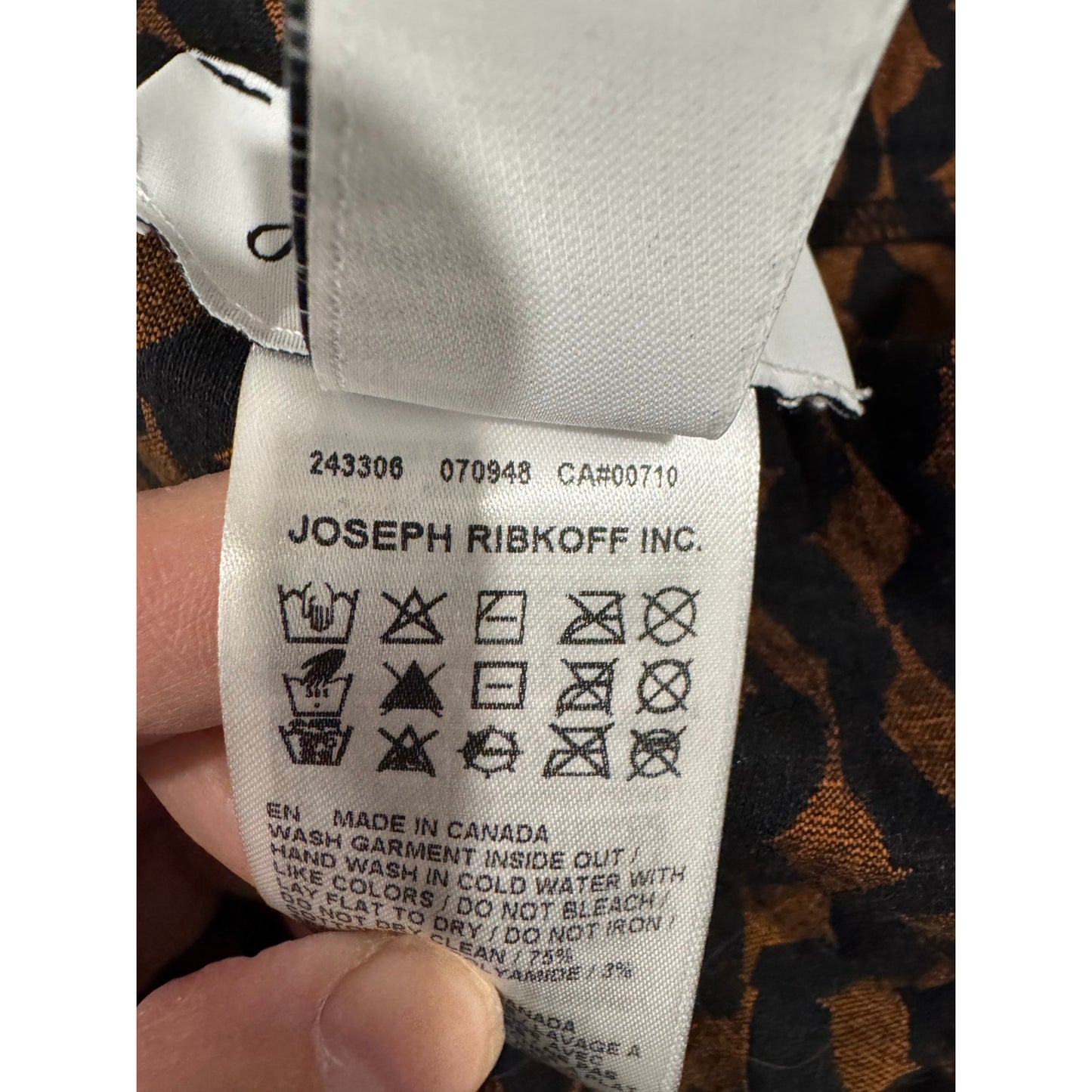 Joseph Ribkoff Jacquard Woven Slim Fit Pant | Size 4 NWOT