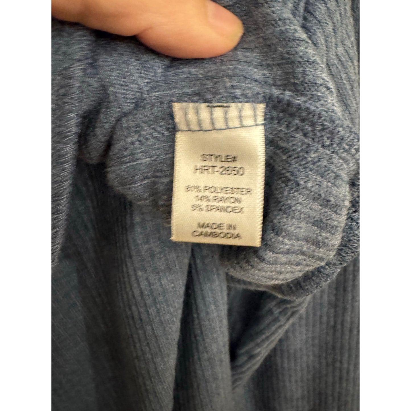 Zenana Ribbed Lounge Set | Blue | Size M | NWT
