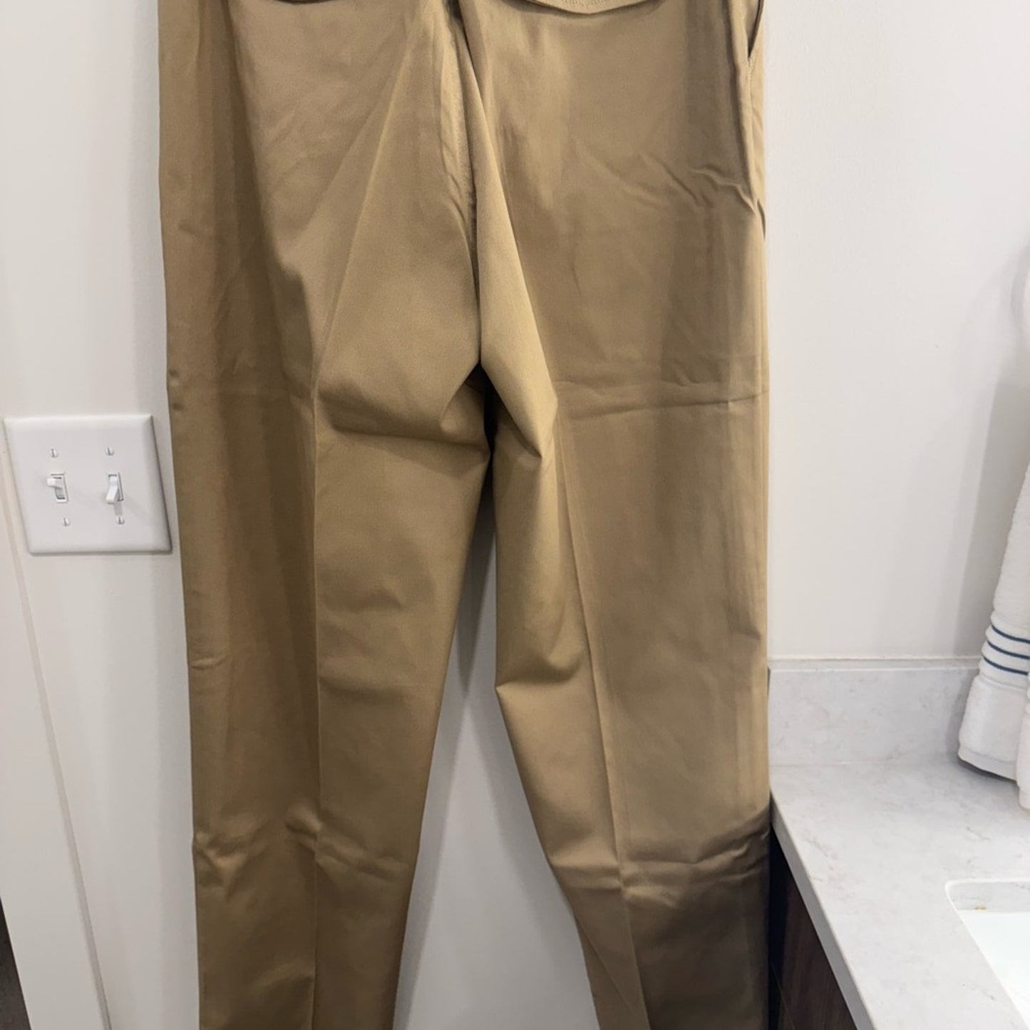 Trinidad Pleated Chino Pants | Tan | Men's Size 32 NWT