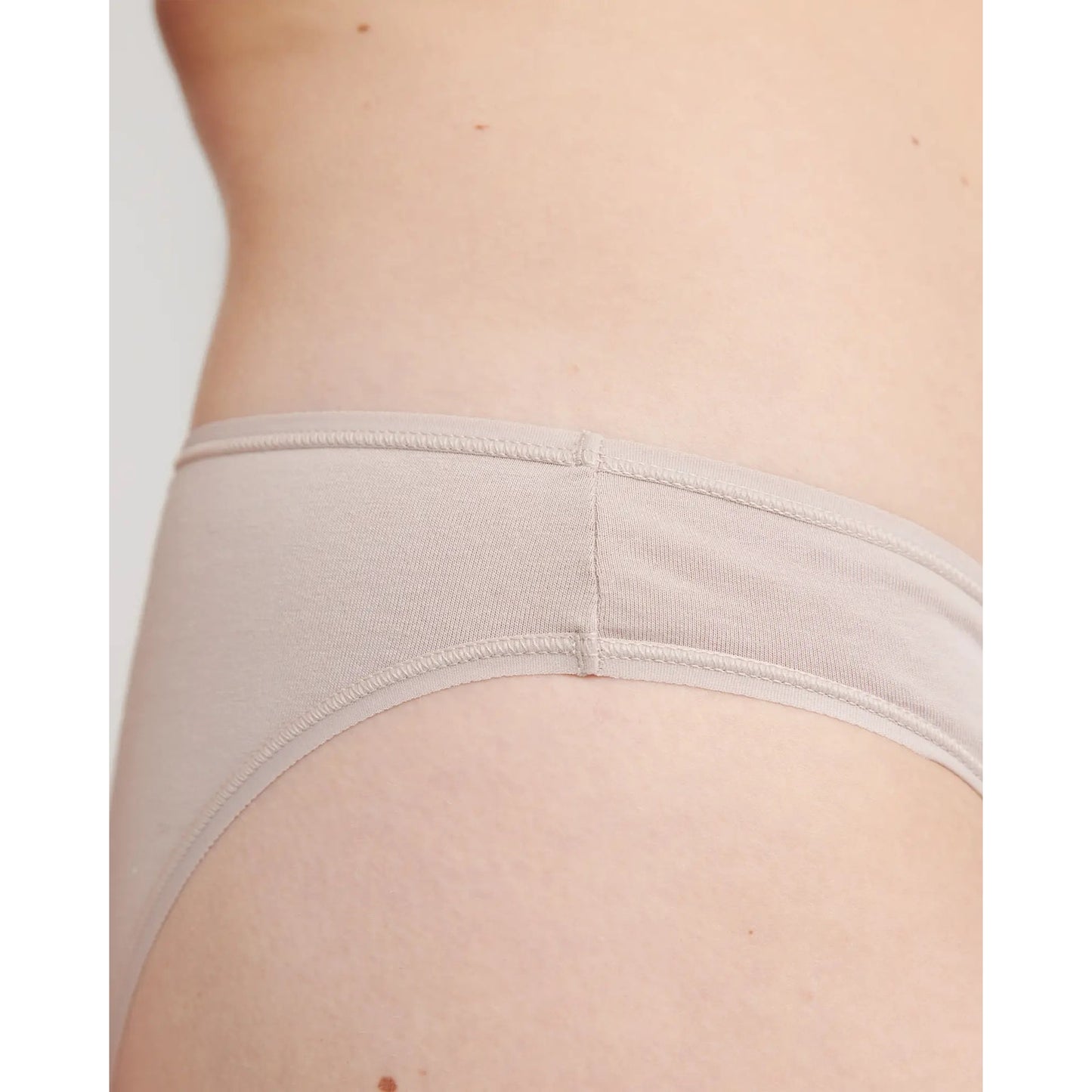 Quince Organic Cotton Bikini Underwear 6-Pack XS Nude/Beige NEW Soft Stretch