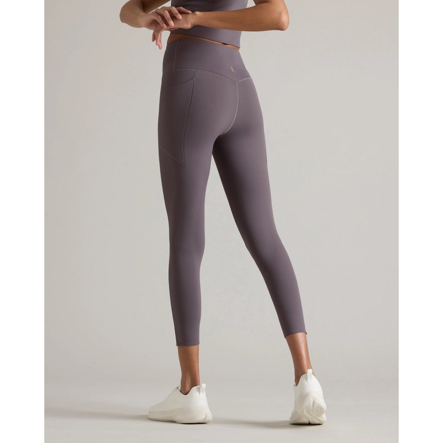 Rhone Revive 7/8 Leggings Gray Lilac Size Large High Rise NEW