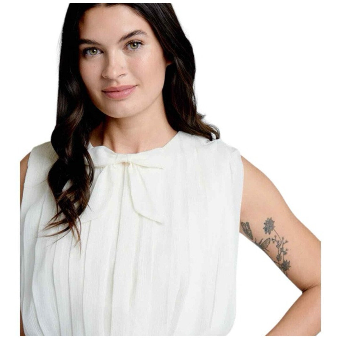 ModCloth “The Pleat-est Things” Mini Dress – Ivory | Size Medium | NEW
