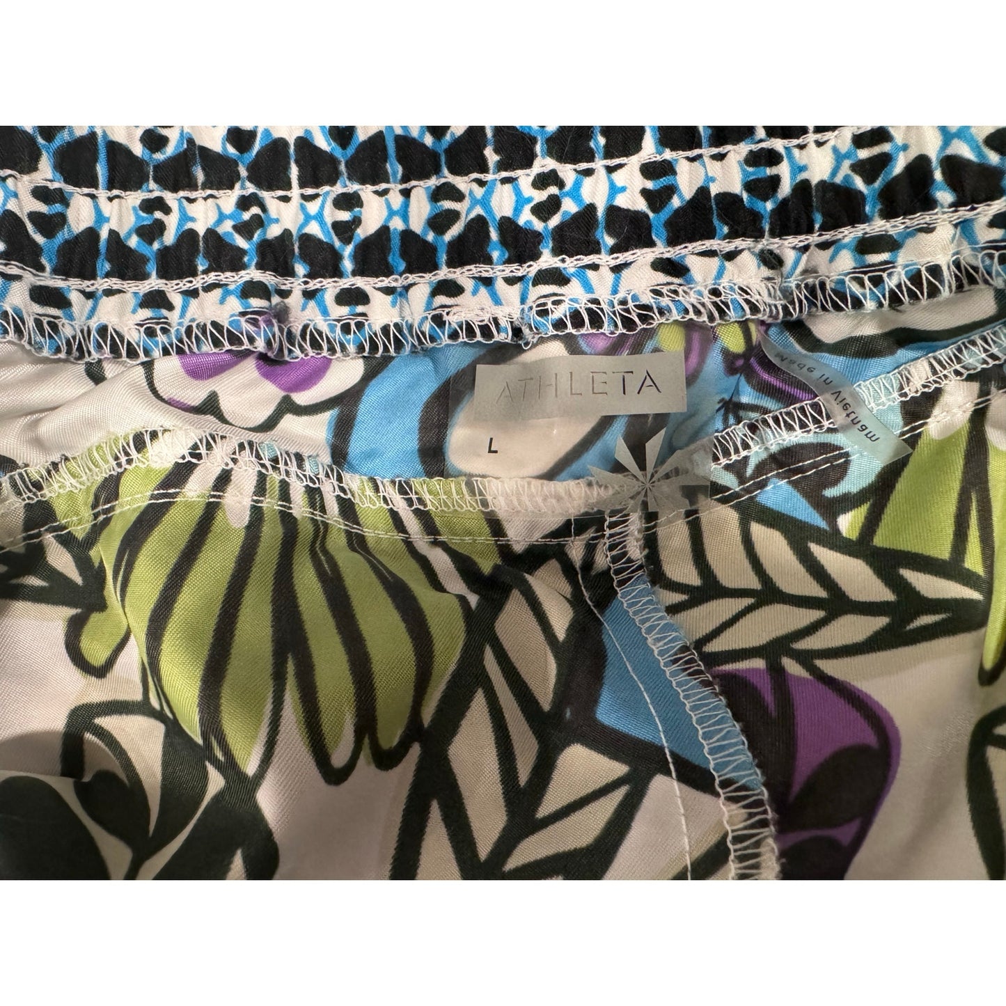 Athleta Women’s Floral Print Boogie Board Swim Skirt | Size Large