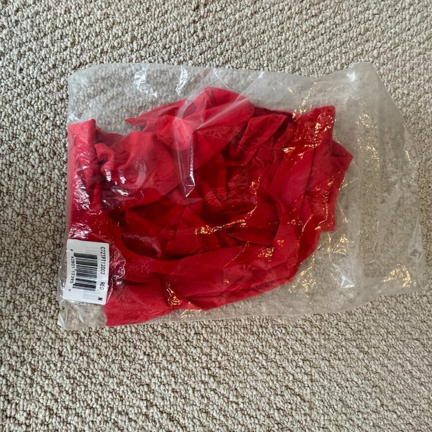 Caara Red Tie-Front Short Sleeve Blouse | Red | Size Medium NEW