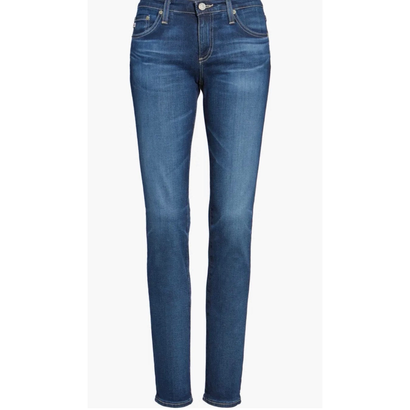 AG Adriano Goldschmied Stilt Cigarette Jeans NWT Medium Wash Size 26