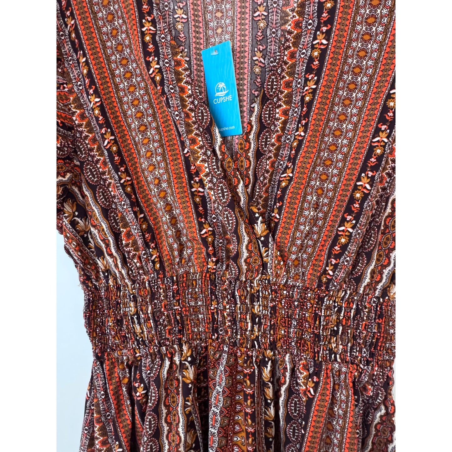 Cupshe Romantic Boho Flutter Sleeve Midi Dress (NWT) | Medium