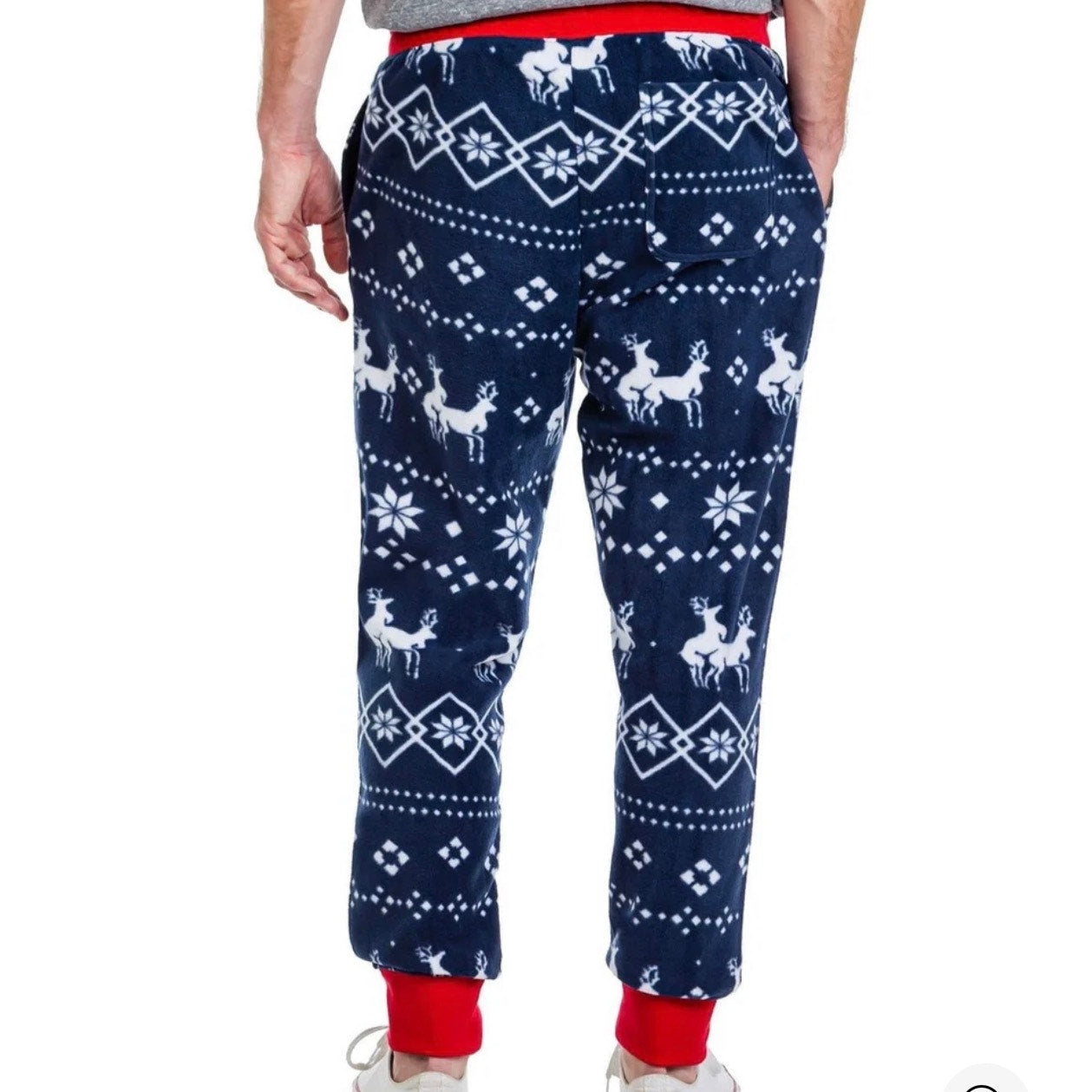 Tipsy Elves Reindeer Jogger Pants NEW Men’s XS Pajama Sweatpants
