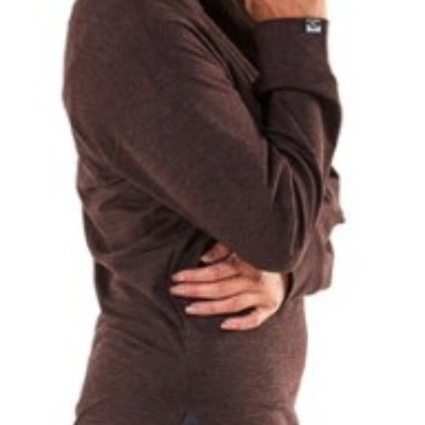 Storm Creek Sidekick Crew Long Sleeve | Rosewood Color | Size Large