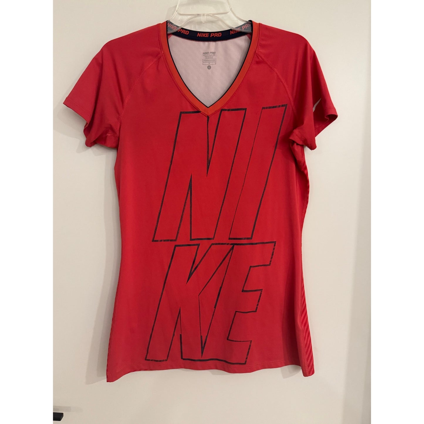 Nike Pro Red Dri-FIT Graphic Tee – Size Large