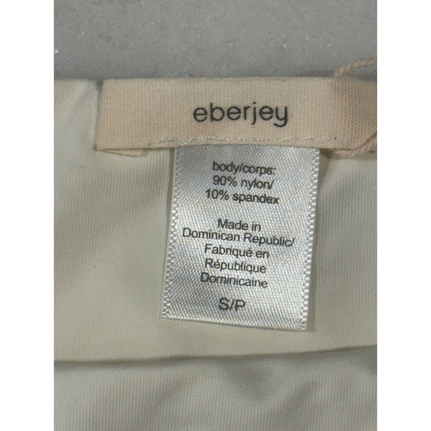 Eberjey So Solid Moderate Bikini Bottom – Ecru – Size Small NWT