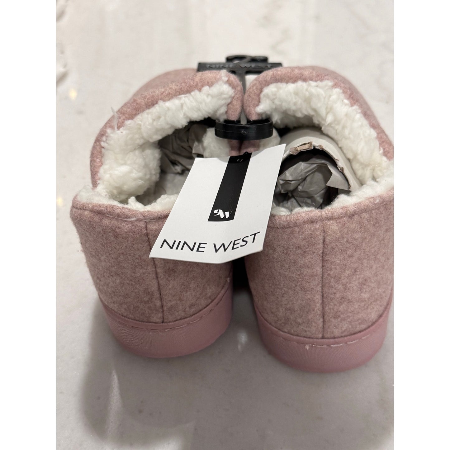 Nine West Cozy Slippers | Pink |  NEW | Size 7–8