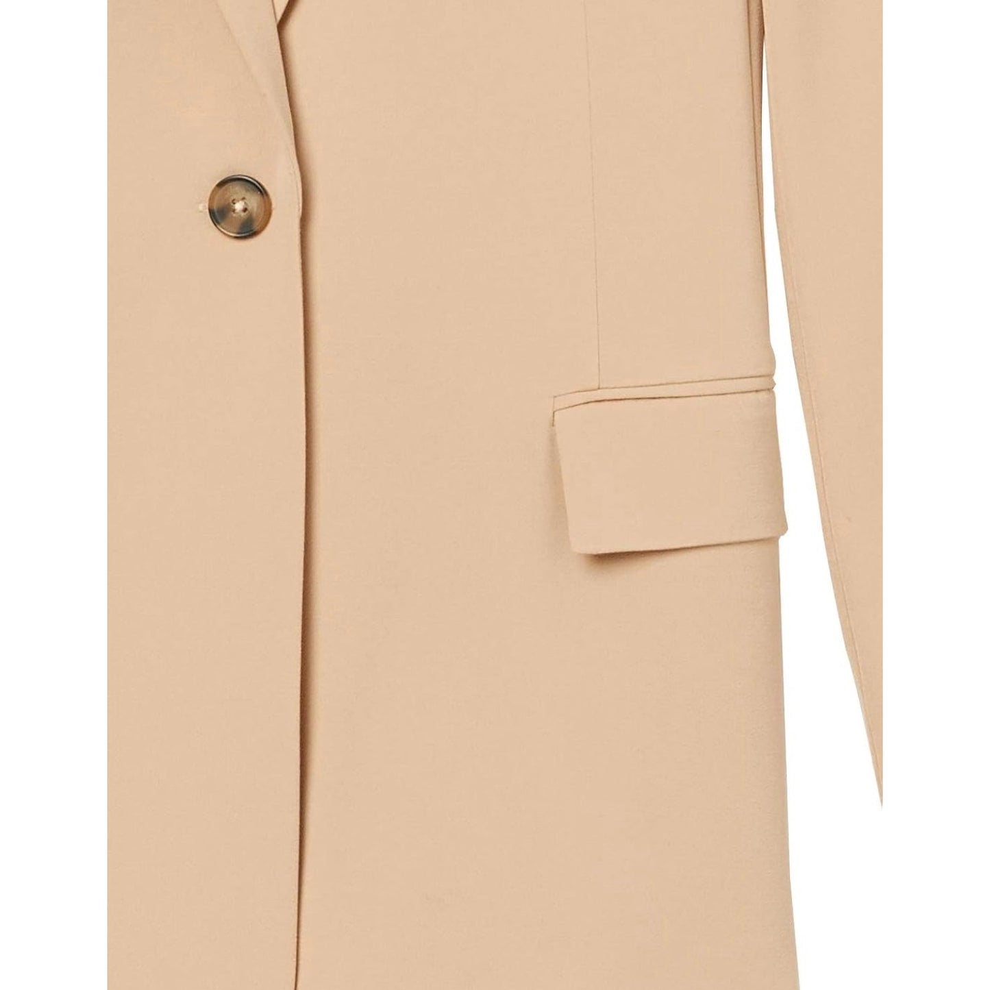 The Drop — Blake Long Blazer (Praline) — NEW — Size 3X