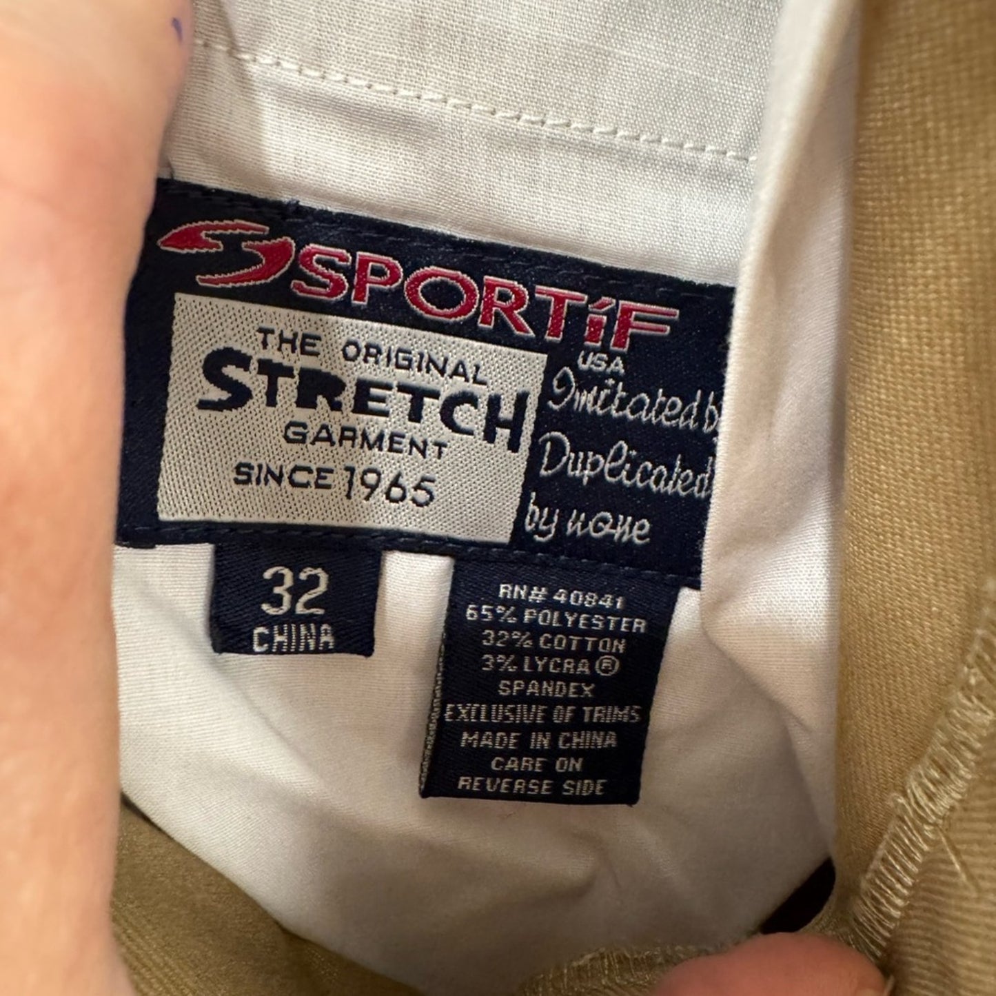 Trinidad Pleated Chino Pants | Tan | Men's Size 32 NWT