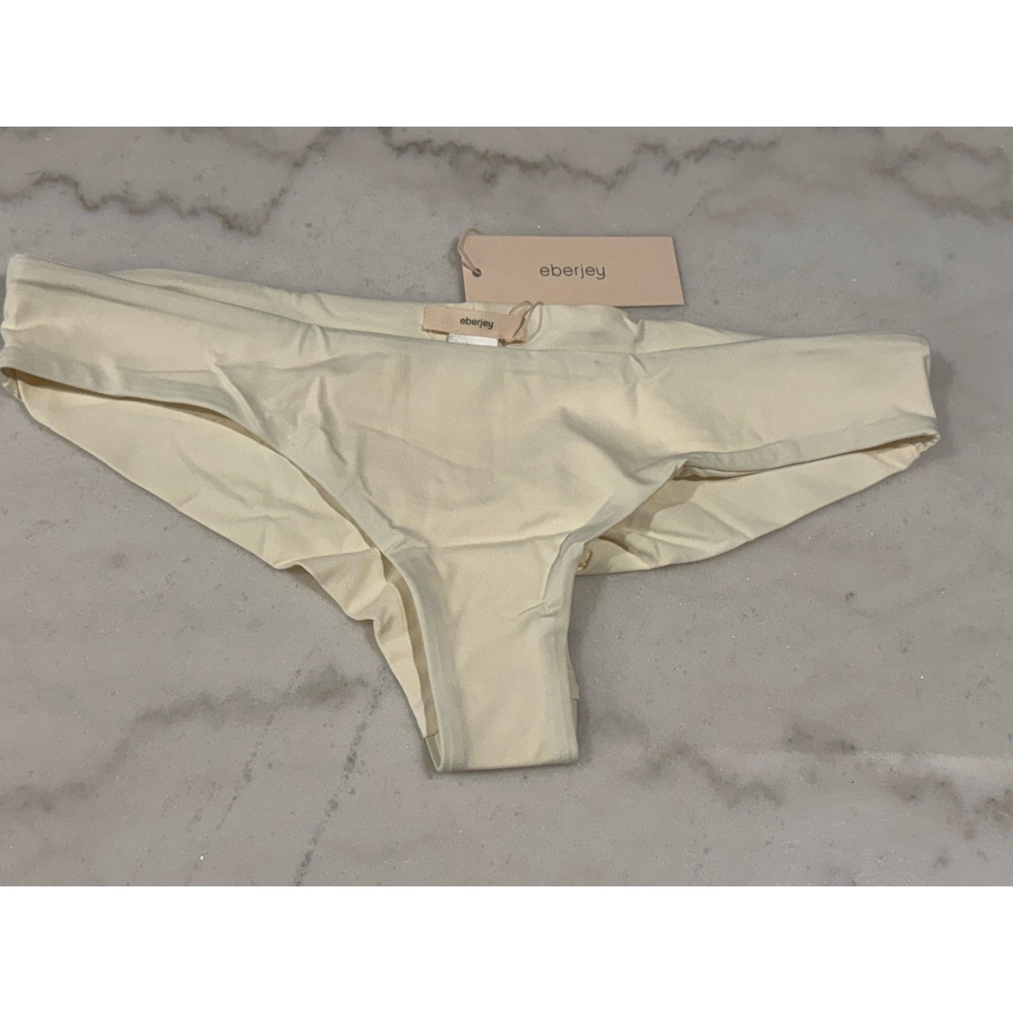 Eberjey So Solid Coco Bikini Bottom – ECRU – Size Medium NWT