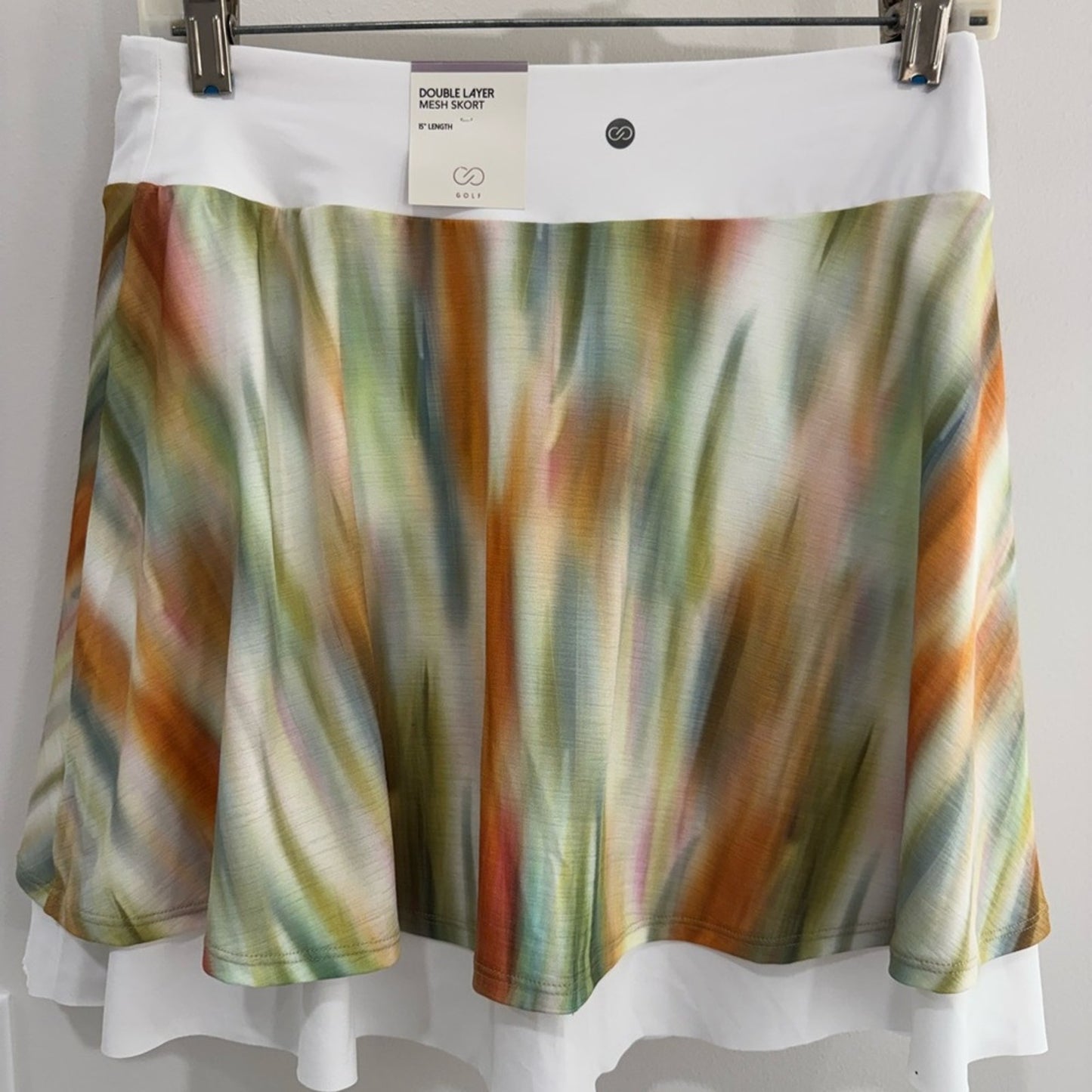 CALIA Women’s Double Layer Mesh Golf Skort | Size Medium NWT