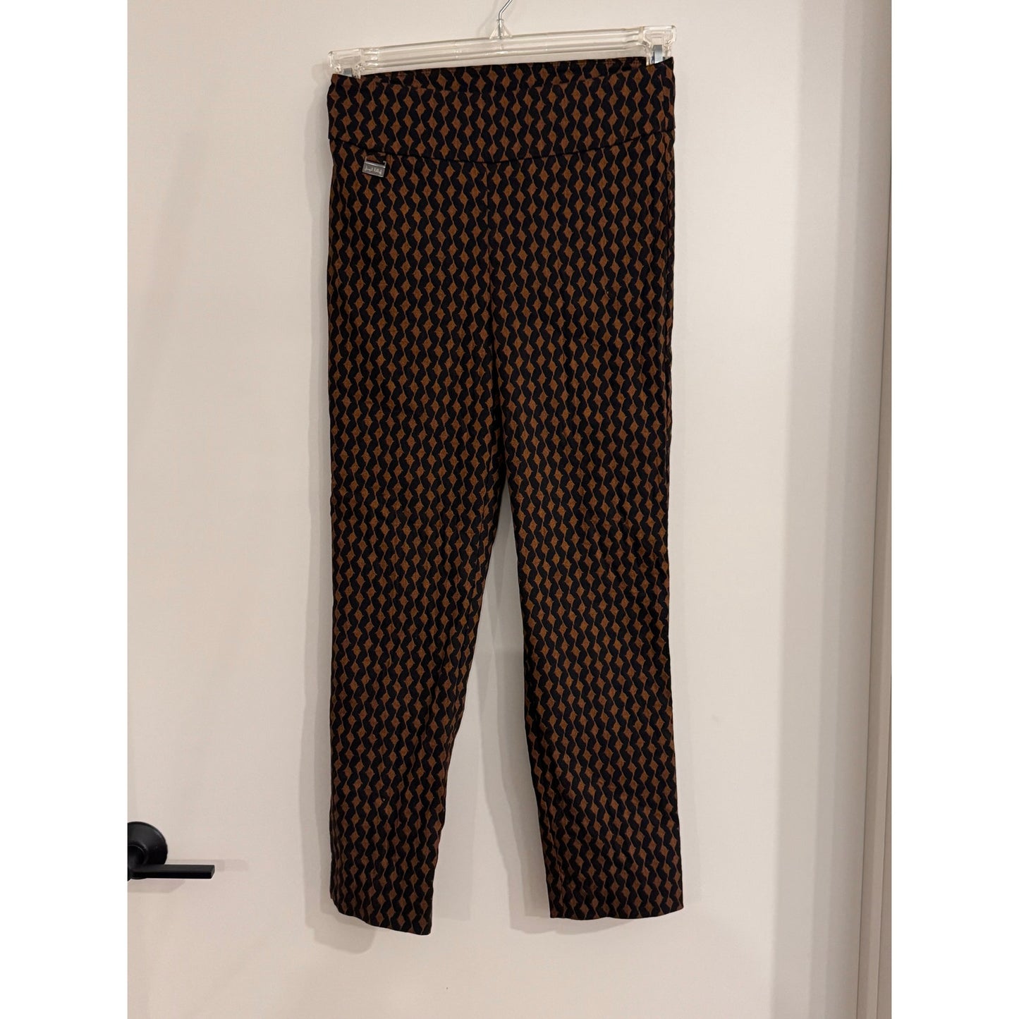 Joseph Ribkoff Jacquard Woven Slim Fit Pant | Size 4 NWOT