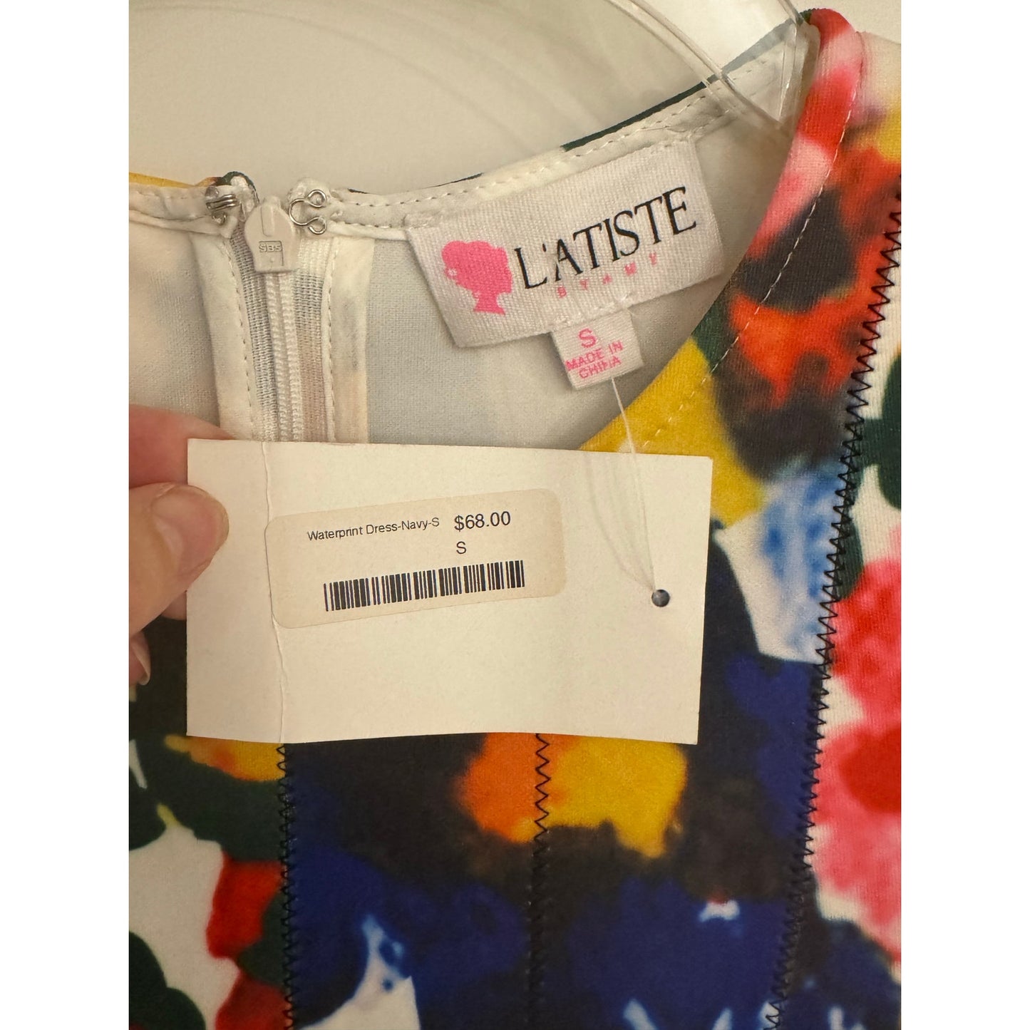 L’atiste by Amy | Waterprint Women's Floral Dress – Size Small – NEW