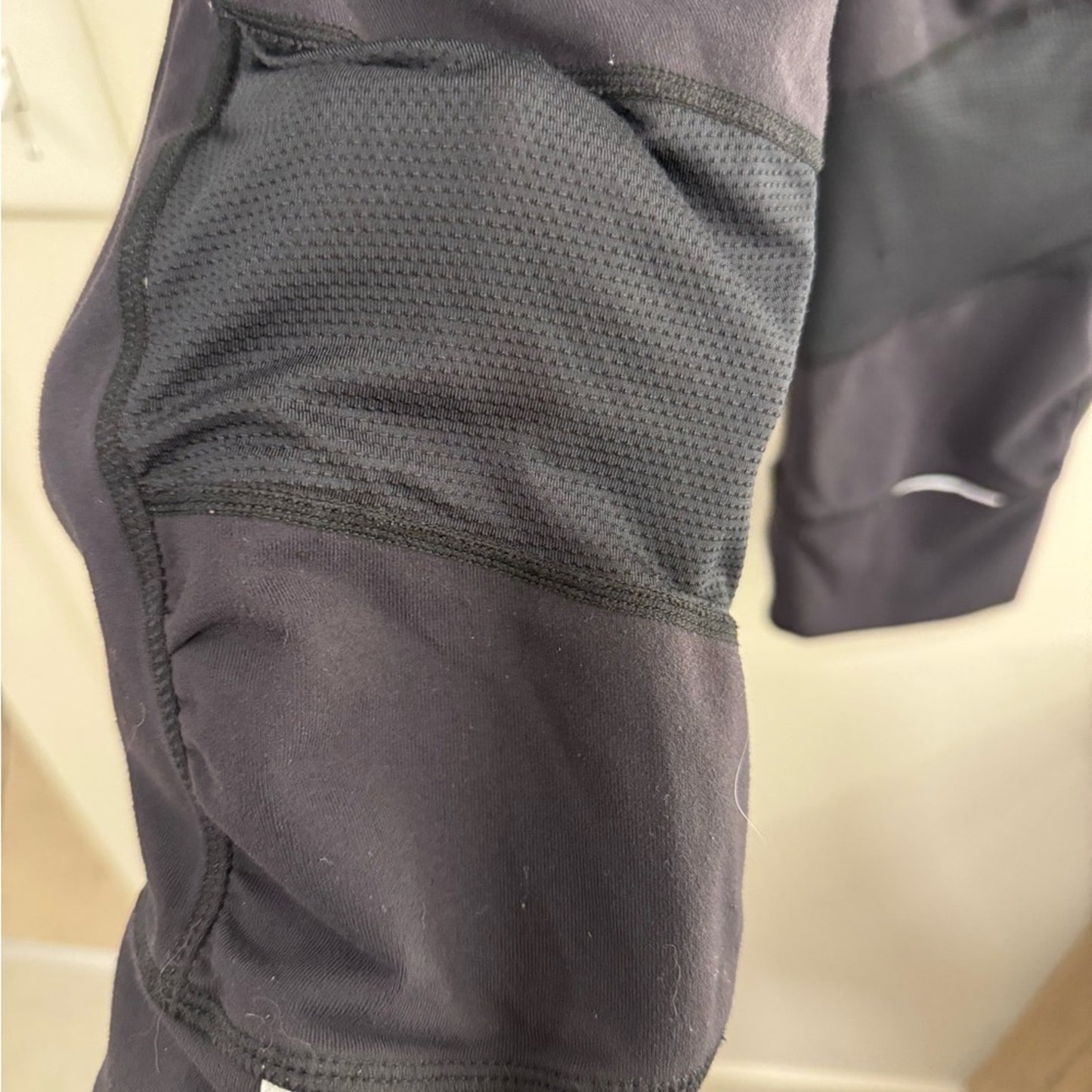 Athleta Relay Capri Black Running Leggings | Size L