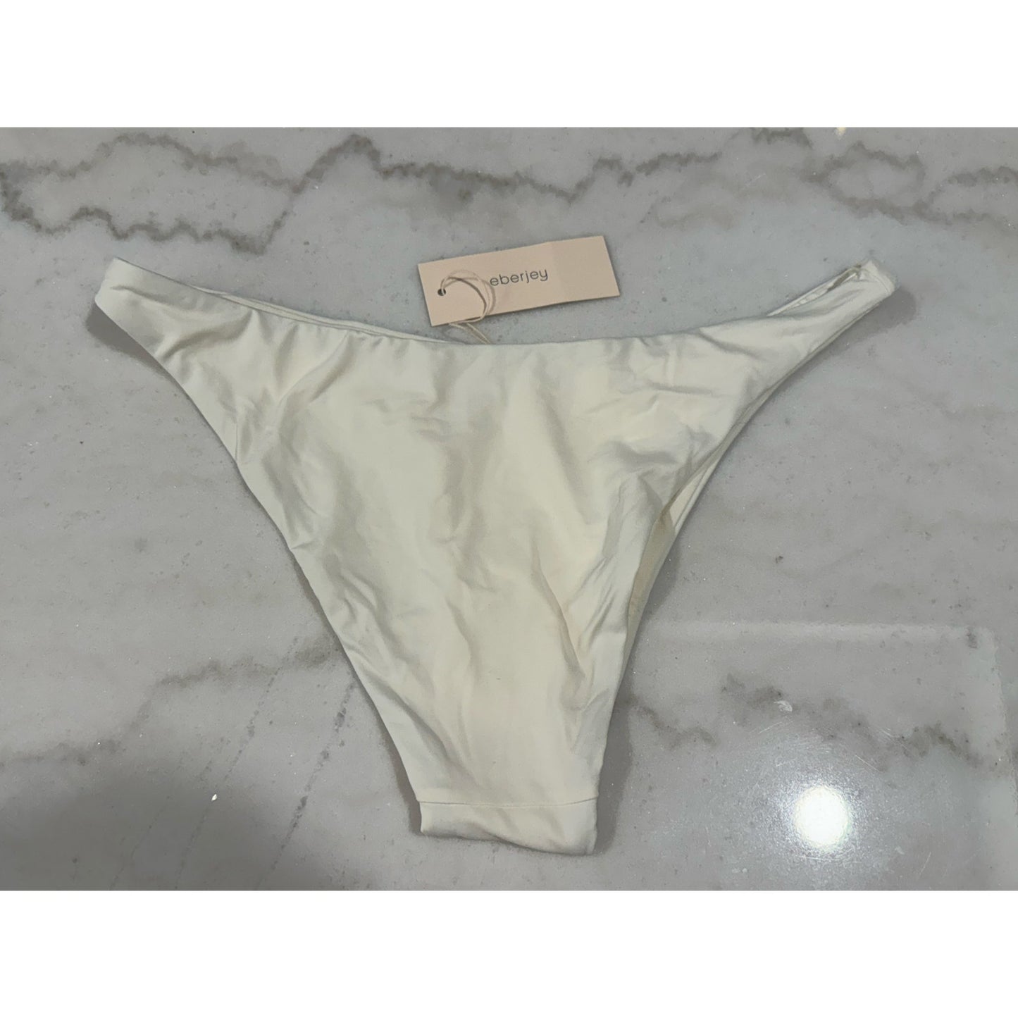 Eberjey So Solid Dree Bikini Bottom – ECRU – Size Medium NWT