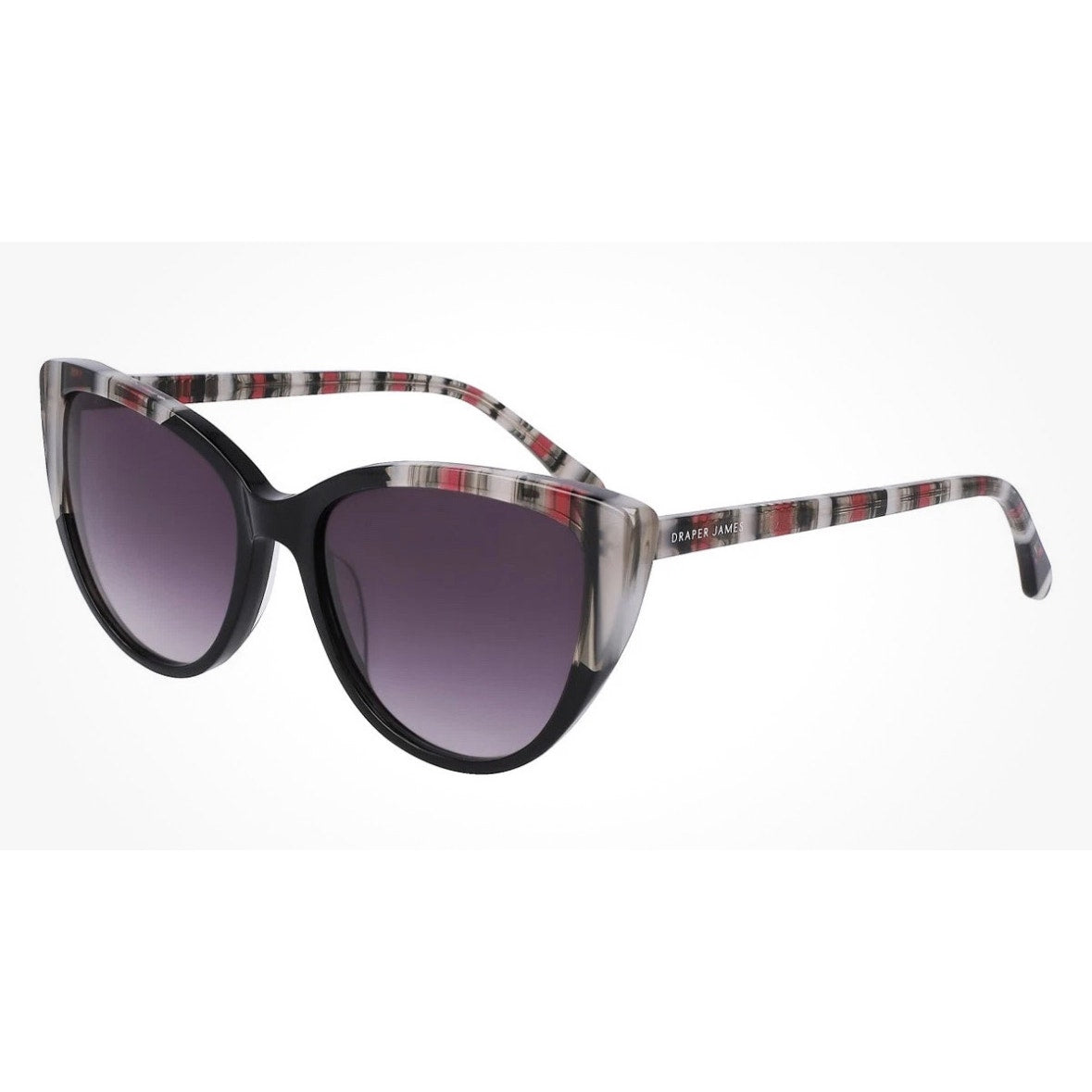 Draper James  Cat Eye Sunglasses – Black Stripe + Lenses (NWOT) DJ7045