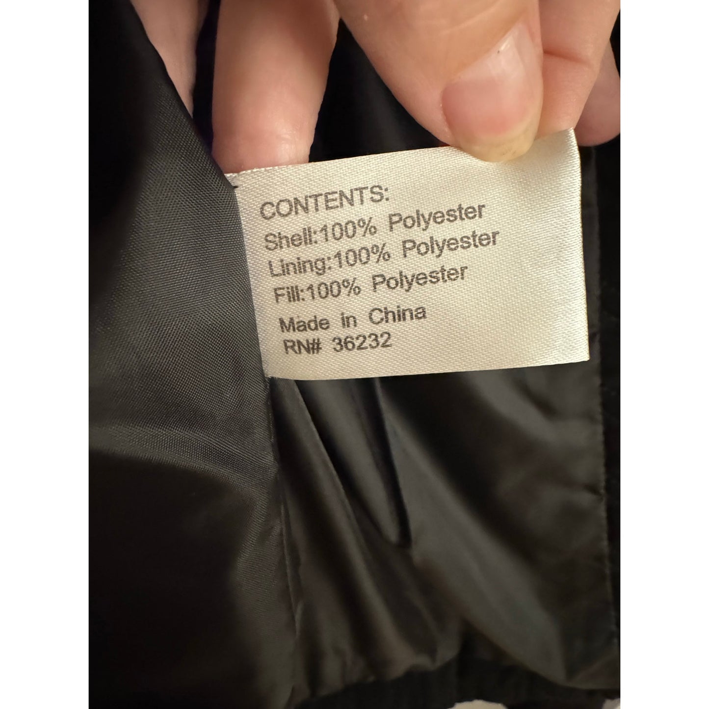 Gallery Petite Black Quilted Jacket Small Zip Front Structured Workwear Coat