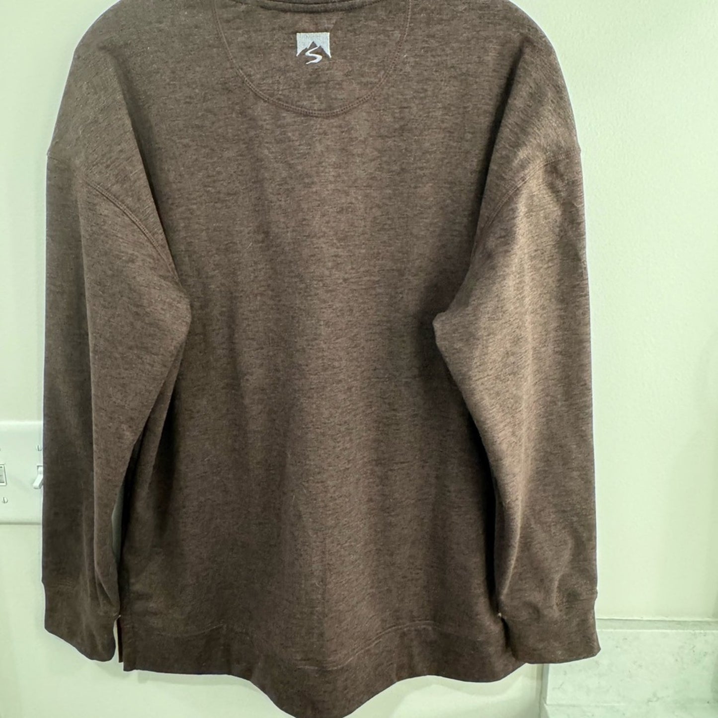 Storm Creek Sidekick Crew Long Sleeve | Rosewood Color | Size Large