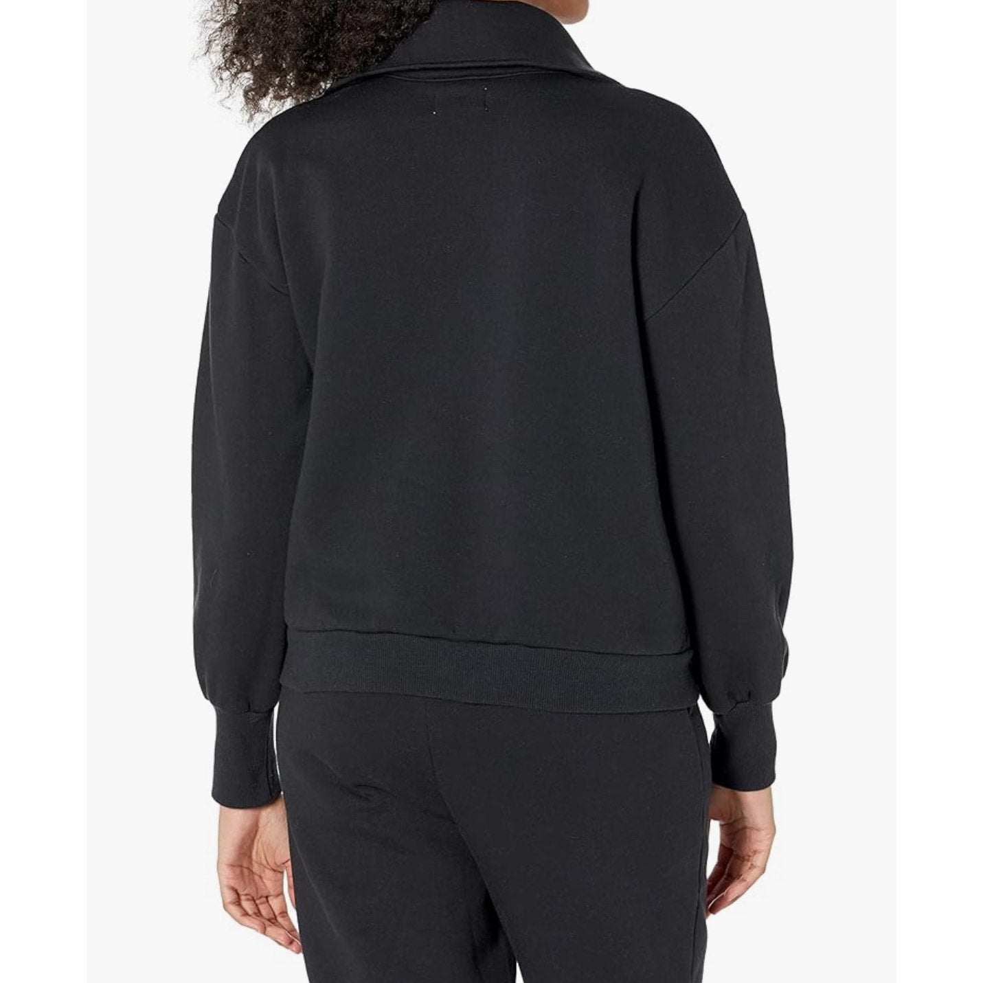 The Drop “Murphy” Half-Zip Sweatshirt |  Black | Size XS NEW