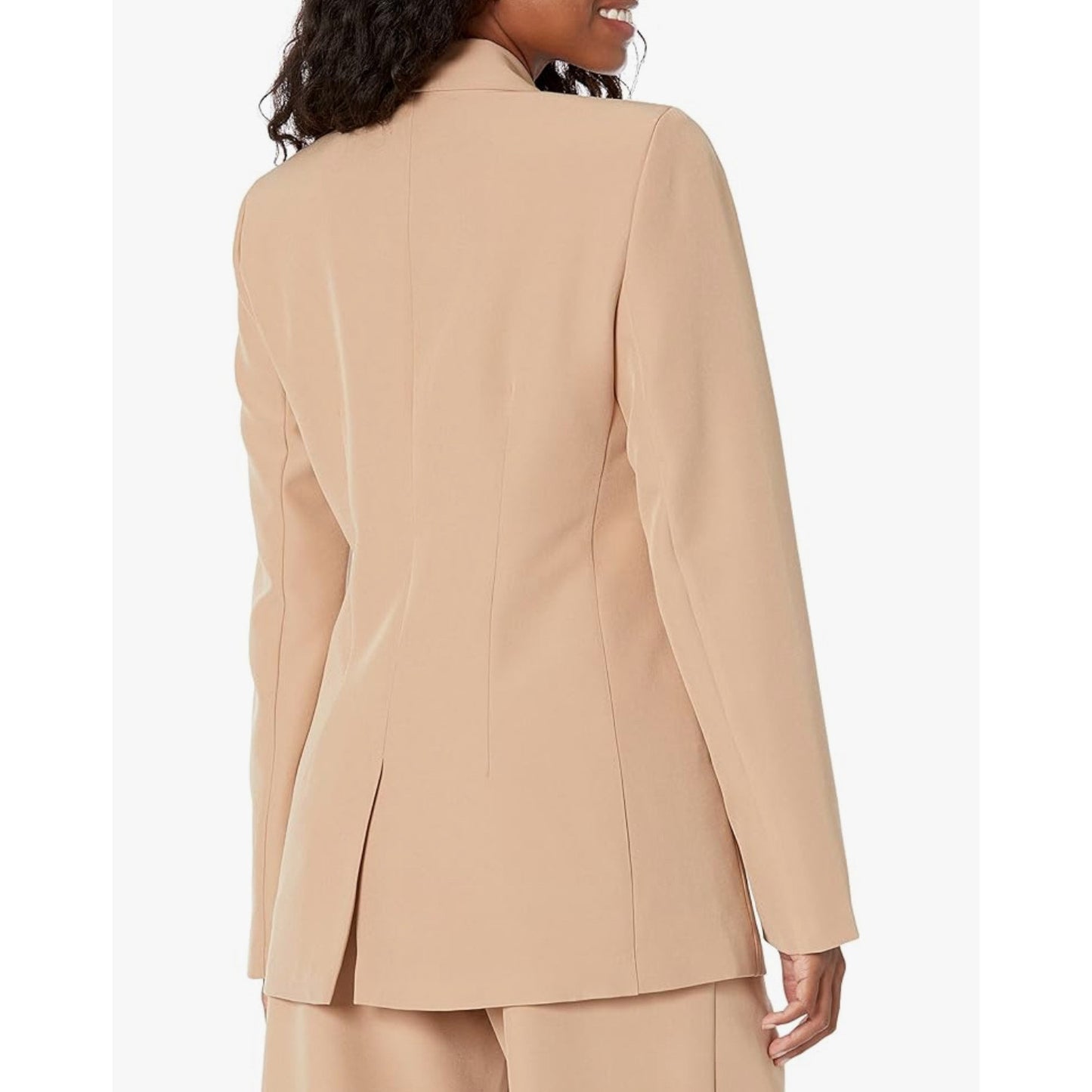 The Drop Women’s Kurt Double-Breasted Blazer | Tan | Size Large NEW
