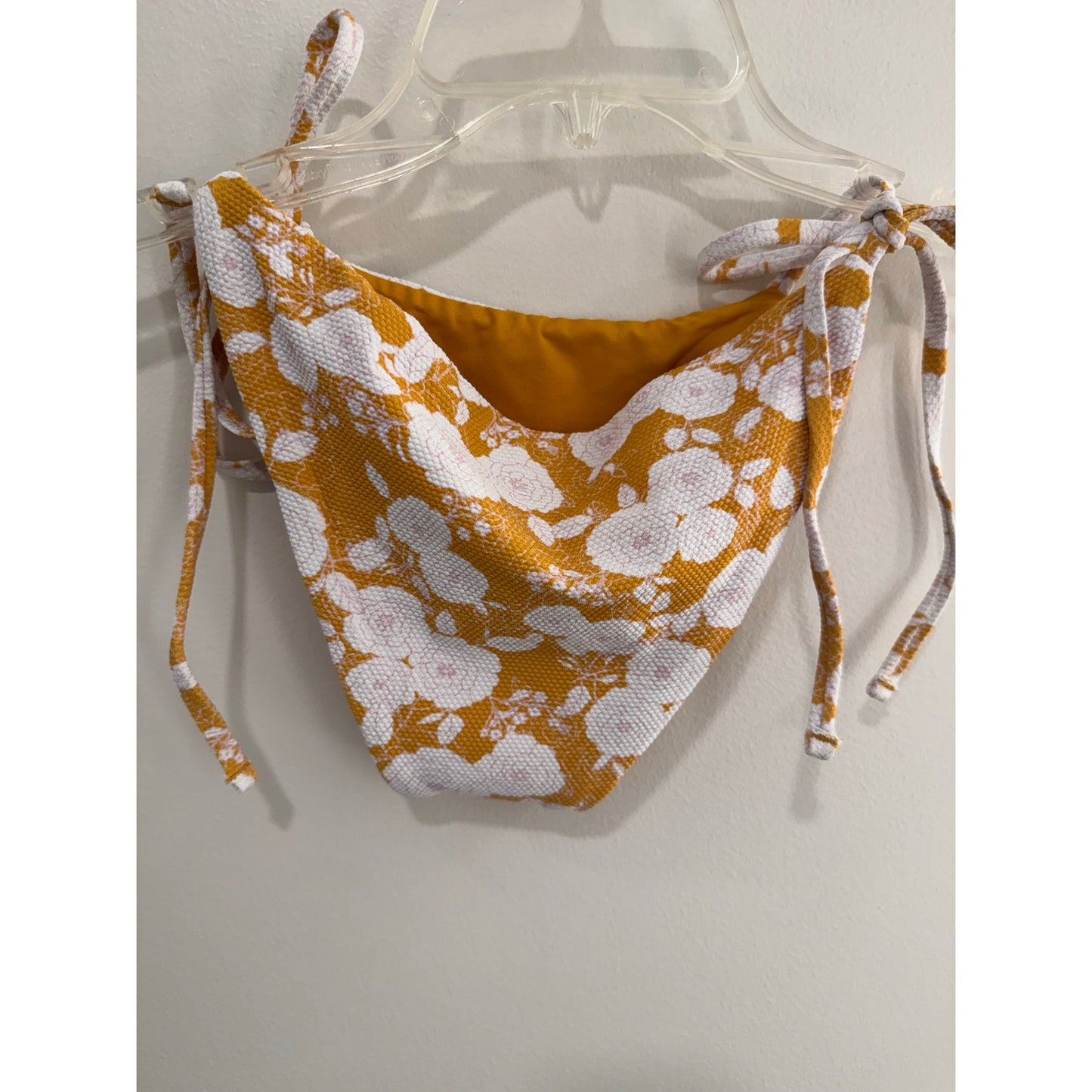 Eberjey Retro Floral Sadie Bikini Bottom | Mango/Lilac | Size Small NEW