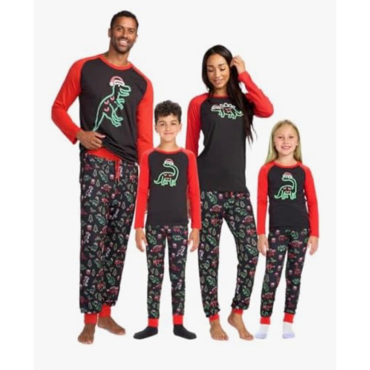 Tipsy Elves Saint Nickosauras Pajama Set NEW Women’s XS Christmas Dino Holiday PJs
