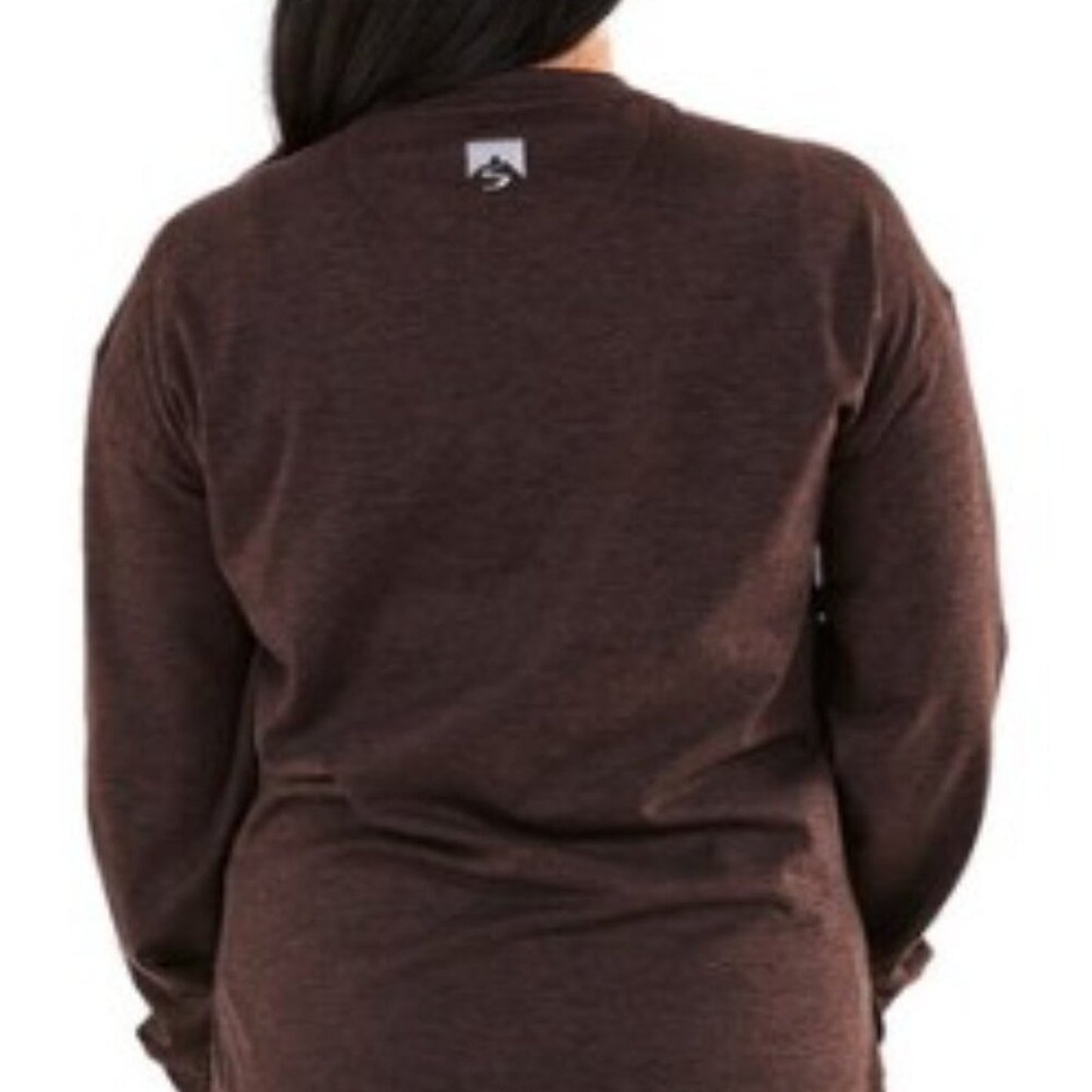 Storm Creek Sidekick Crew Long Sleeve | Rosewood Color | Size Large