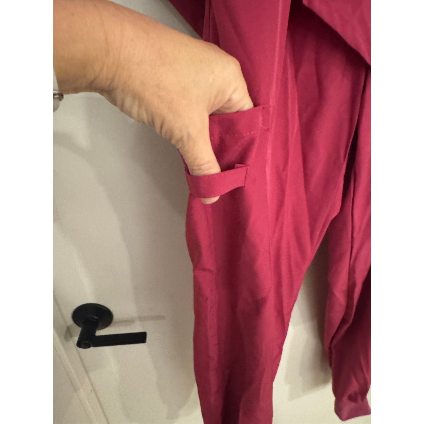 Niaahinn Scrub Suit Set Shirt+jogger– Hot Pink (Size Small) – NWT