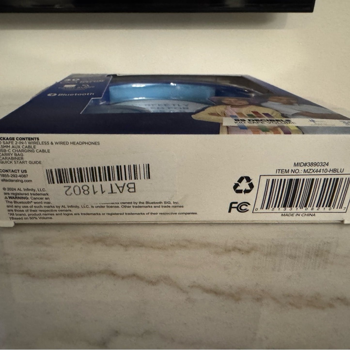 Altec Lansing 2-in-1 Kid Safe Headphones – Wireless & Wired NEW