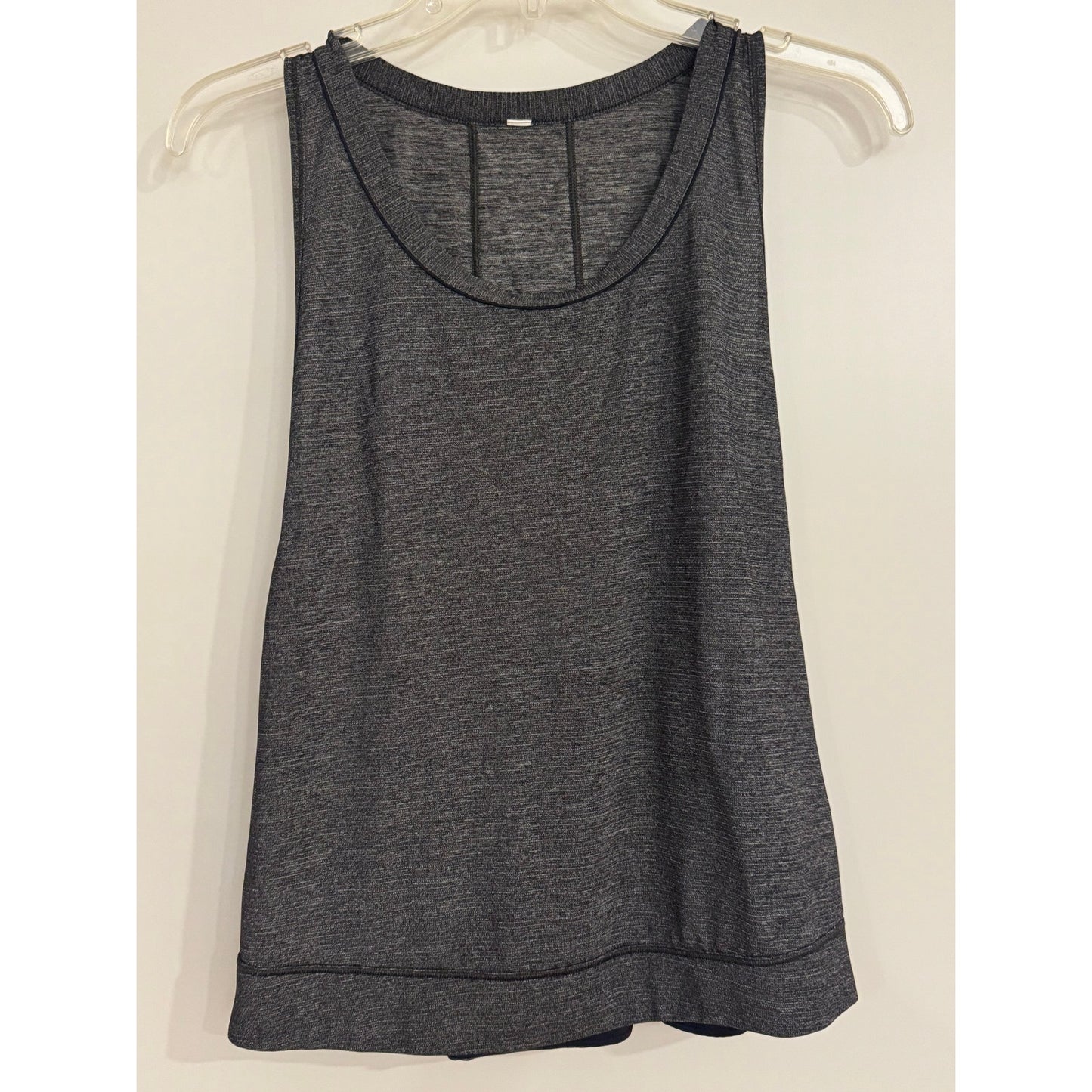Lululemon Pace Perfect Tank | Size Large | Heathered Black Gray