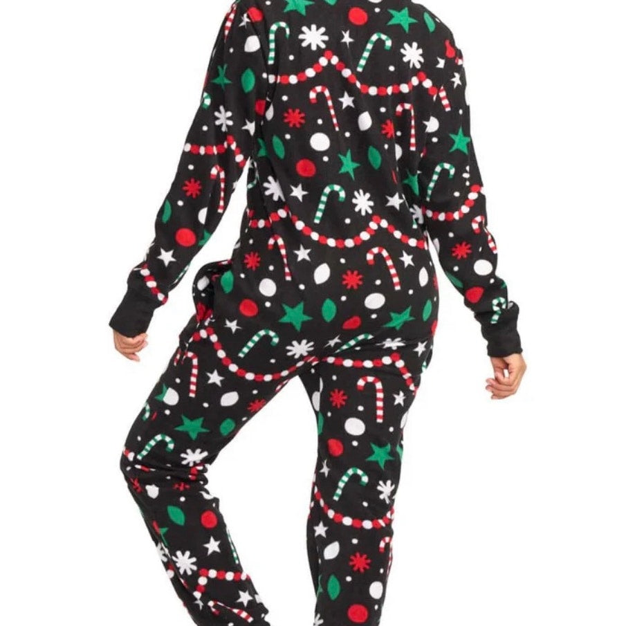 Tipsy Elves Christmas Goodies Pajama Set NEW XS Candy Cane Holiday Lounge Set