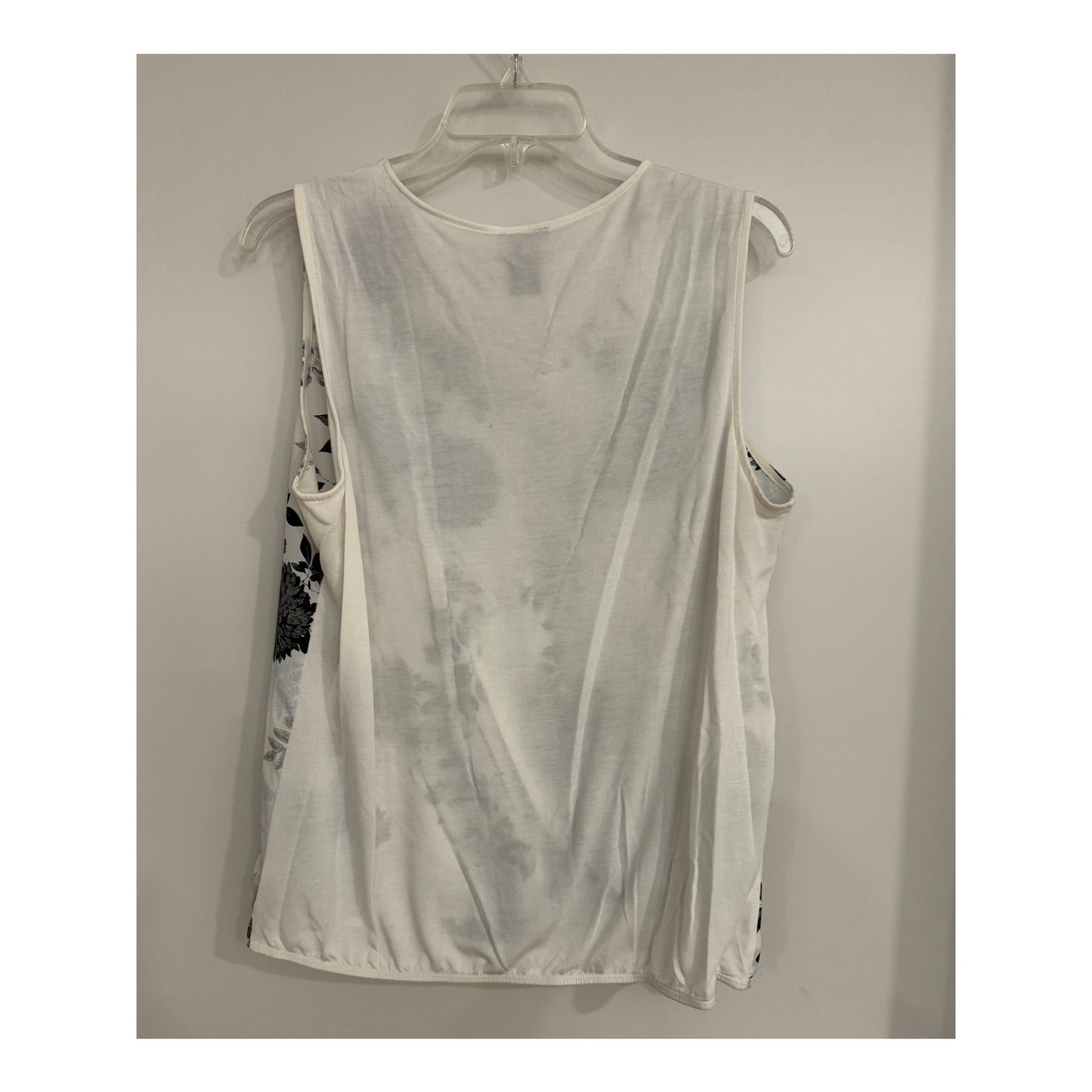 Ann Taylor Sleeveless Floral Drape Top – Size Large