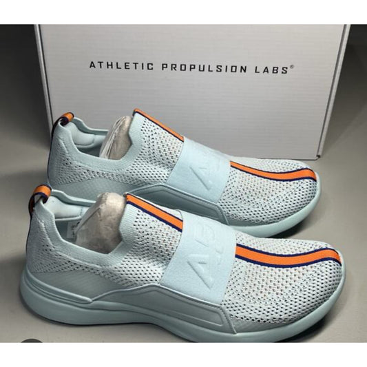 APL TechLoom Bliss Sneakers - Gulf Blue / Orange Racer - Size 7 / EUR 37 NEW