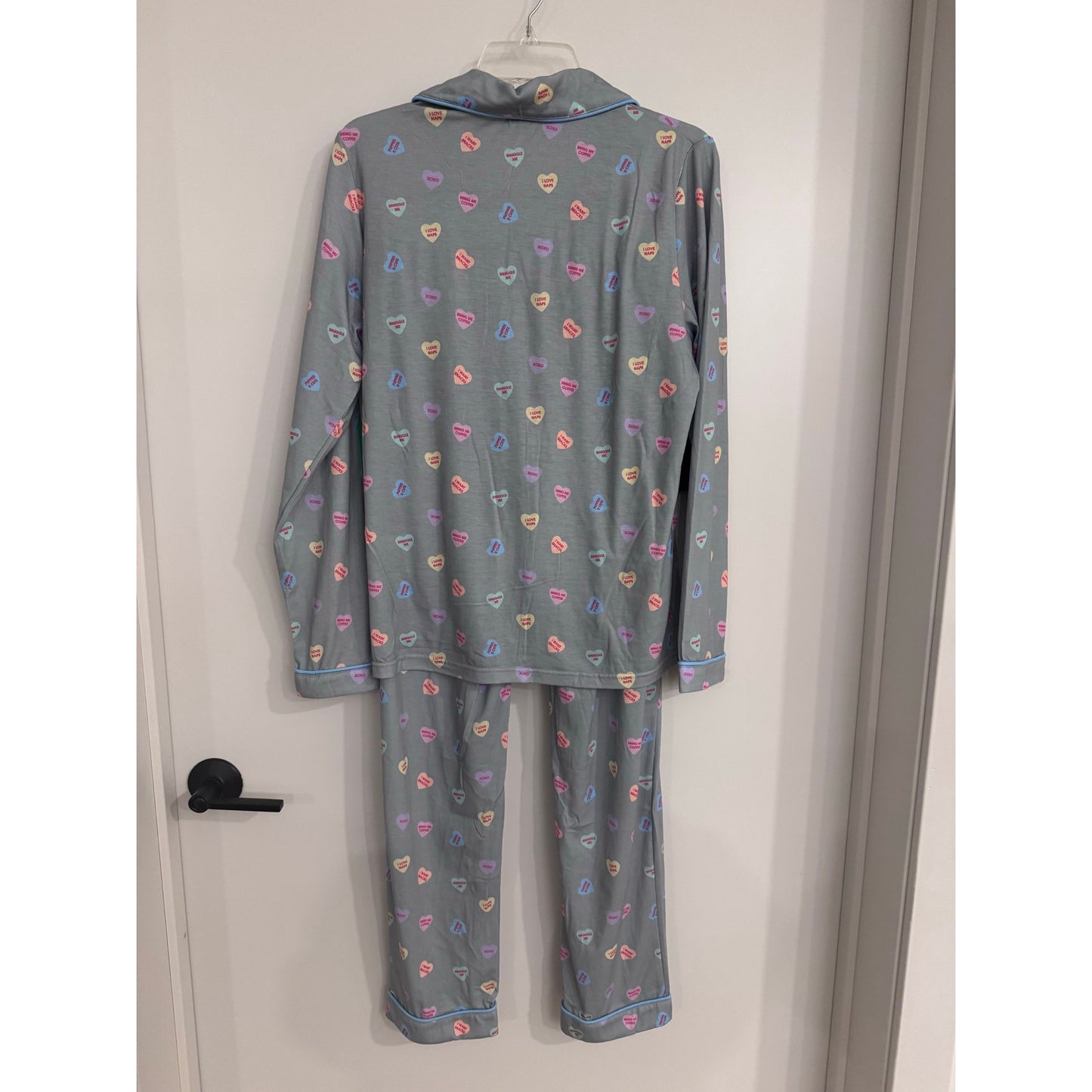 Tipsy Elves Candy Hearts Pajama Set NEW Oversized Valentine Lounge Set