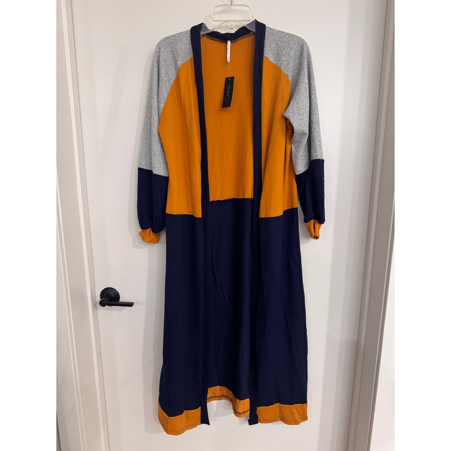 Nothing But Sexy Colorblock Duster Cardigan | NEW | Size Small