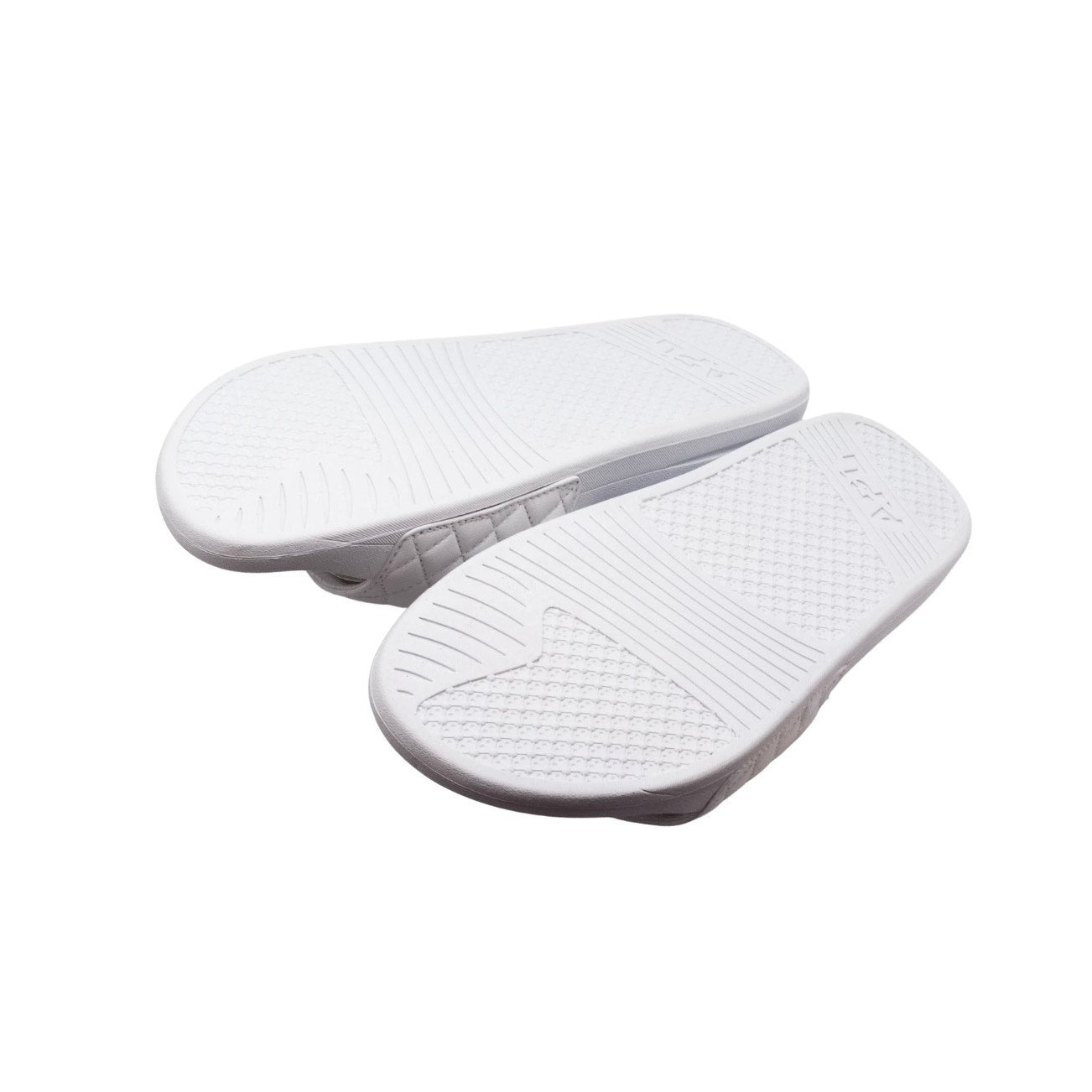 APL Lusso Slide Ivory Quilted Nappa Leather Slides Women’s Size 6 NEW