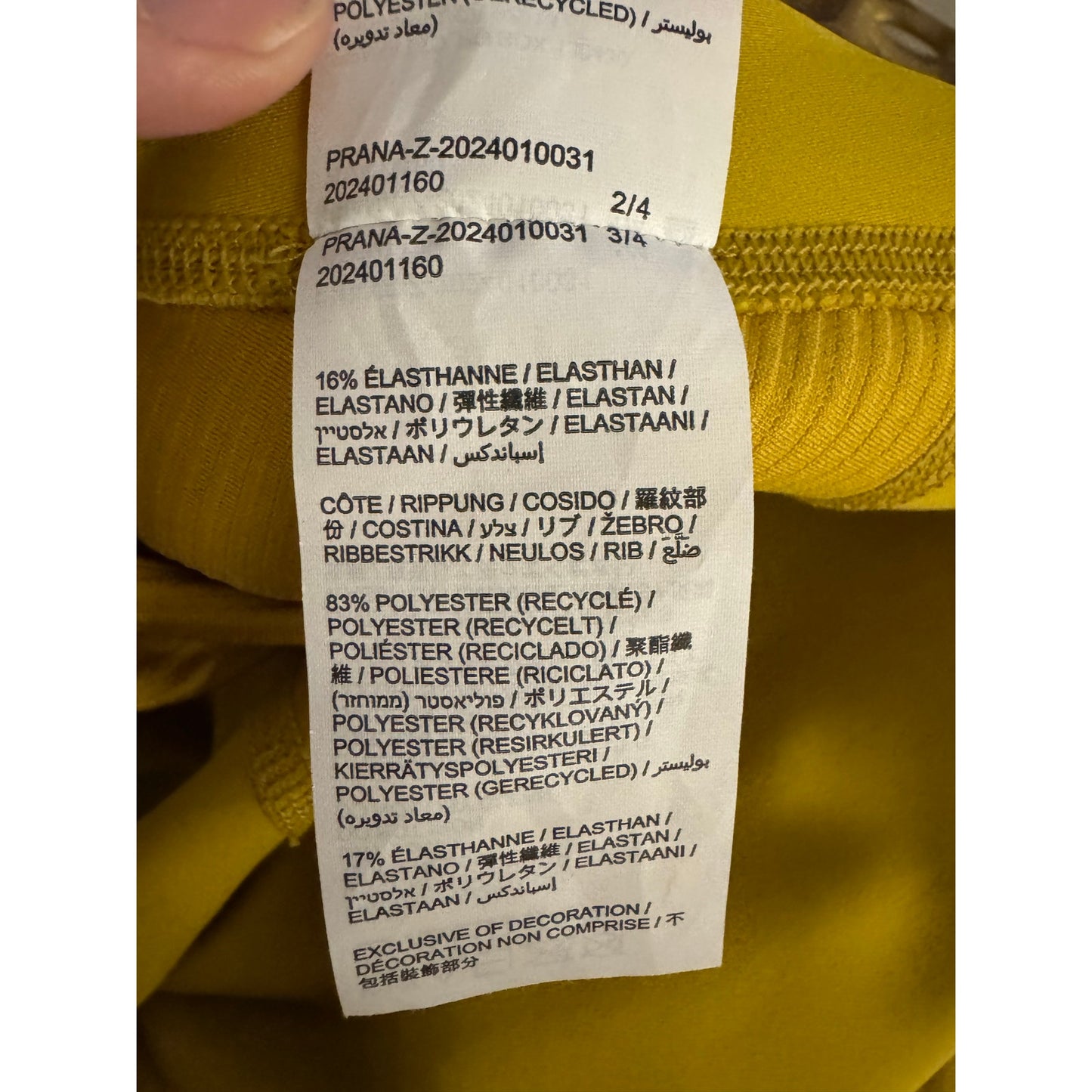 prAna Sculpt™ Send Off Legging in Golden Leaf | Size Large NWT