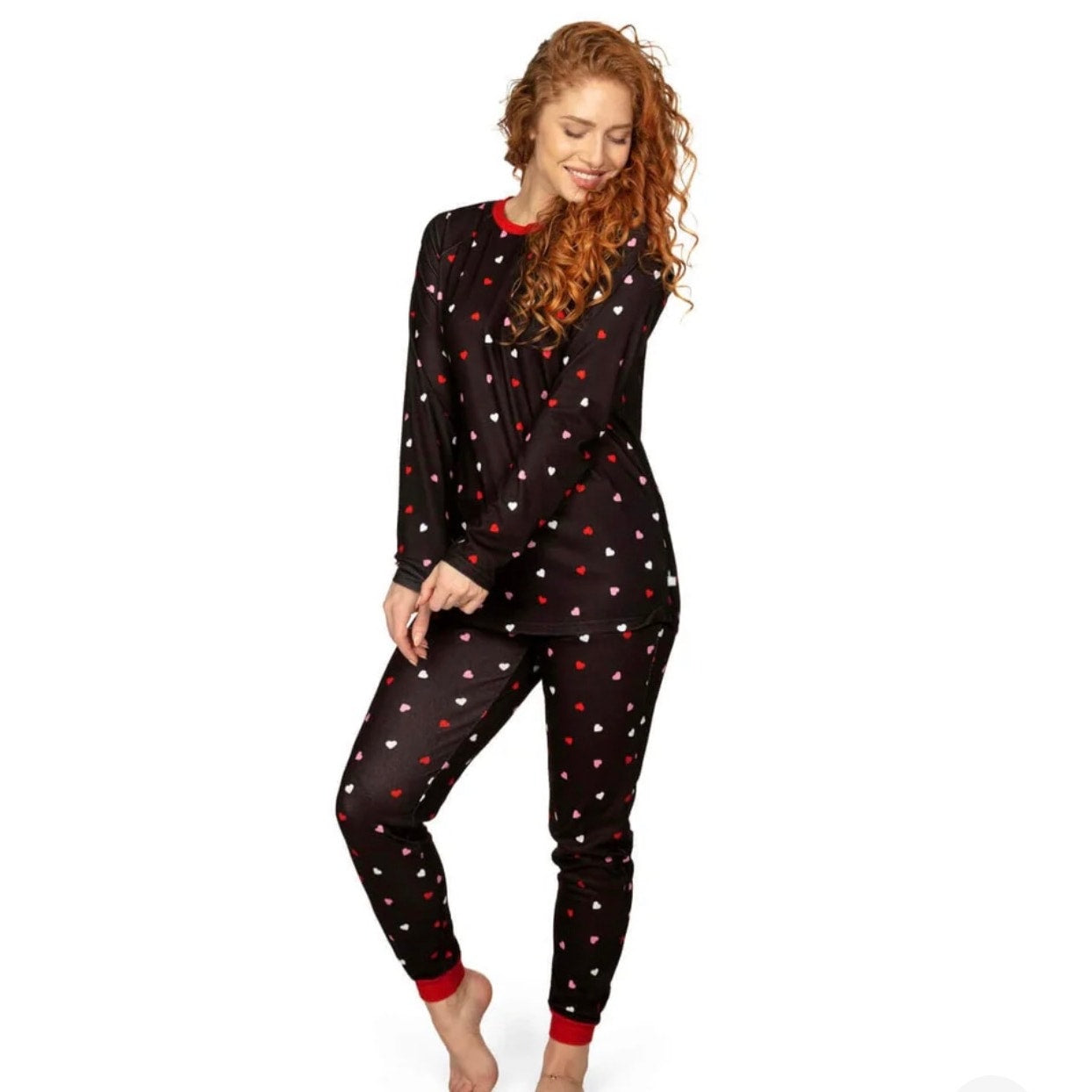 Tipsy Elves Crushing Hard Pajama Set NEW XS Heart Print Valentine Lounge Set